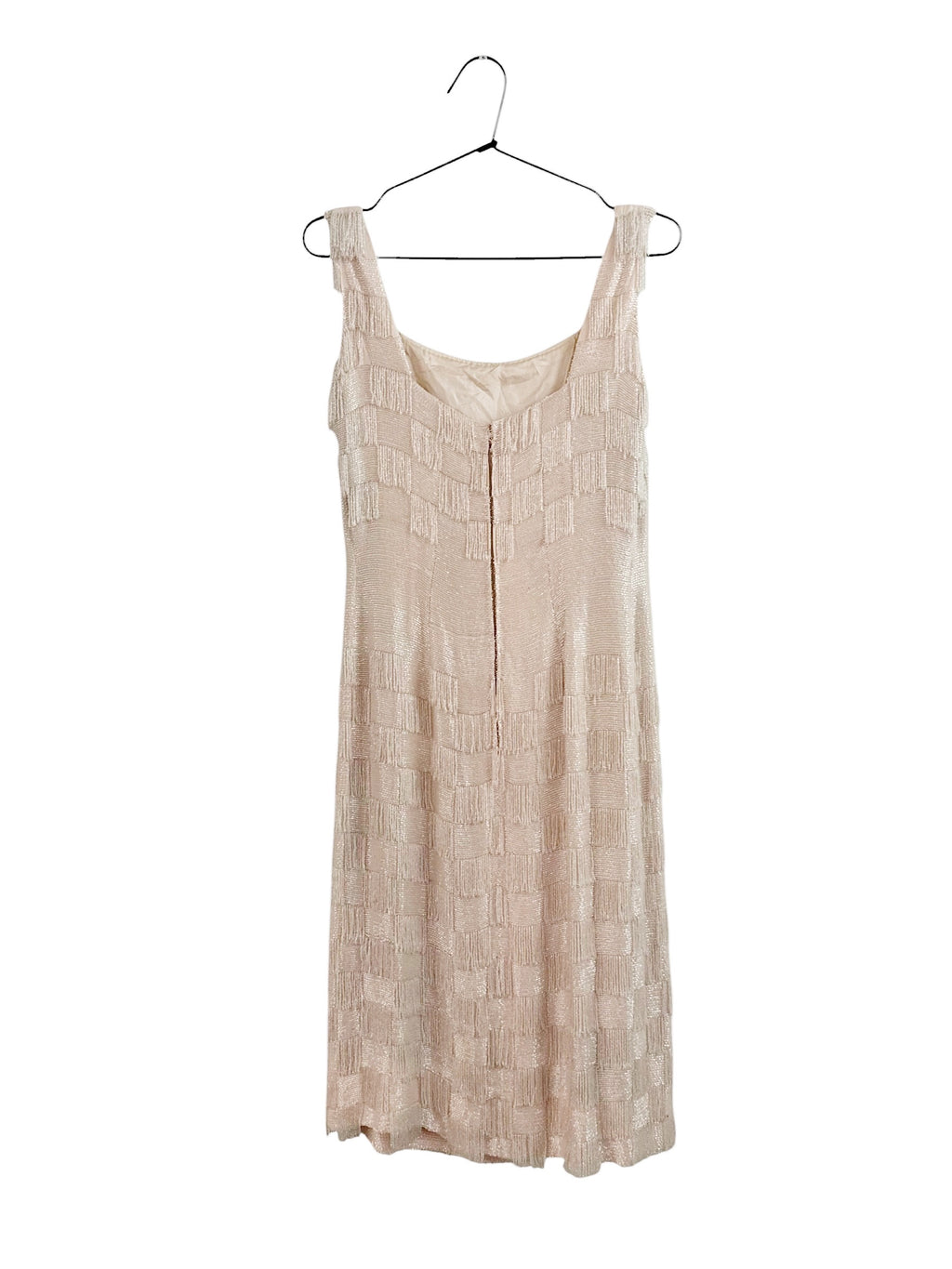 Vintage Pink Beaded Dress - EU 38