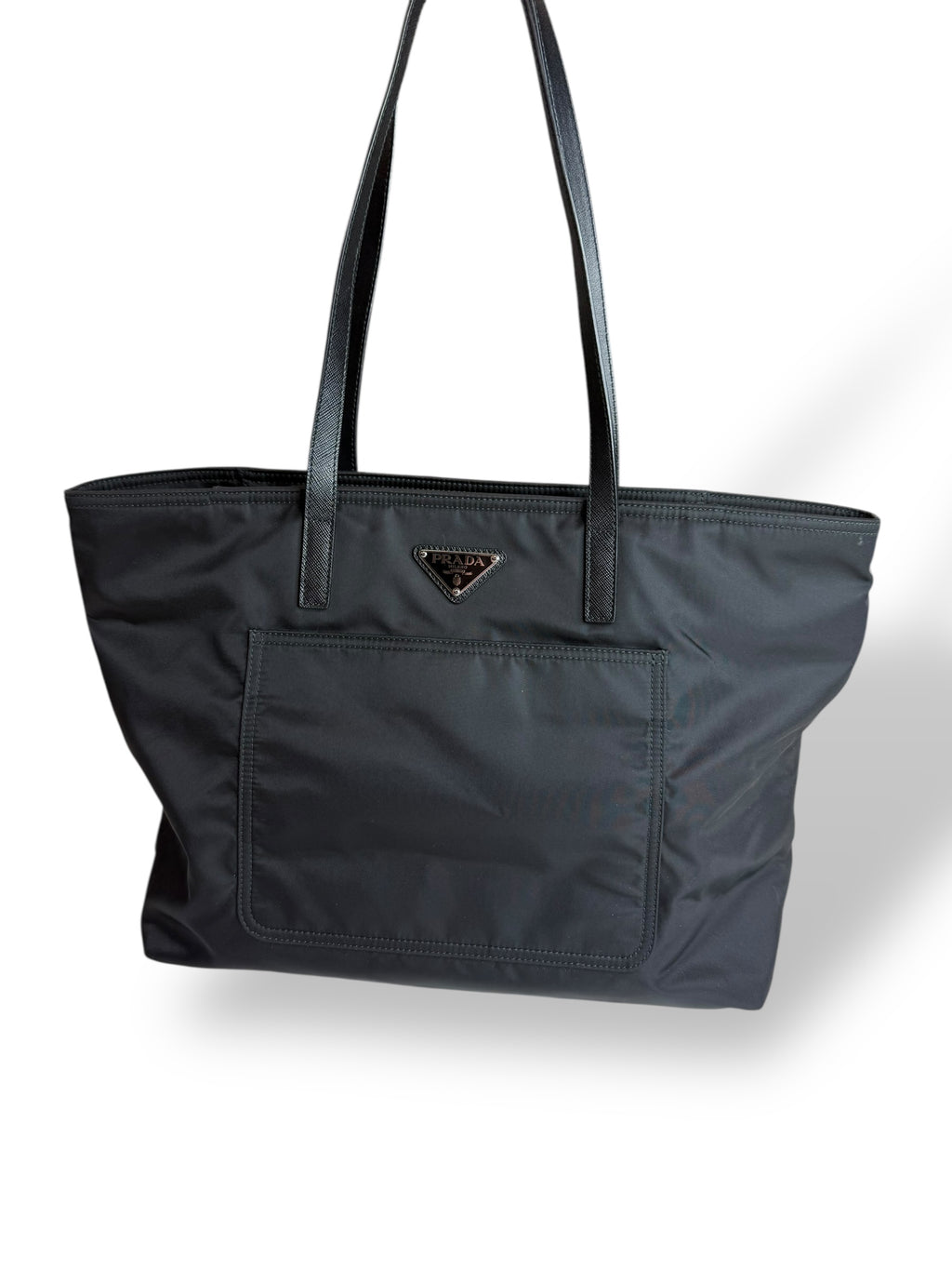 Prada Black Nylon Tote Bag