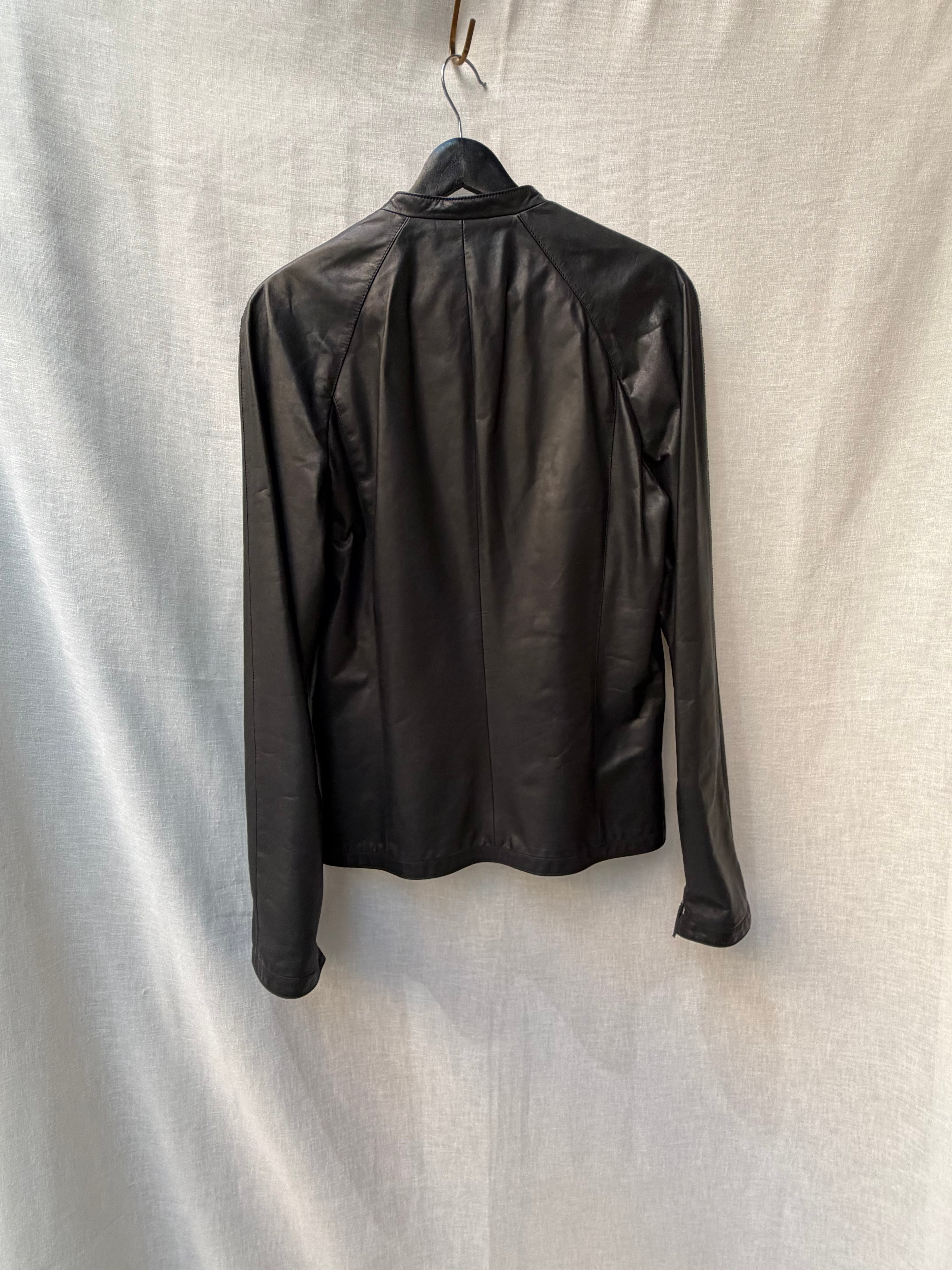 Versace leather jacket