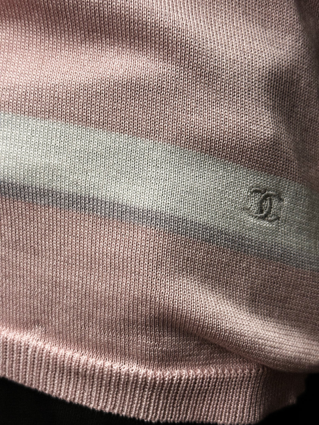 Chanel Pink Cotton Knit Twinset, Spring 2005 Collection