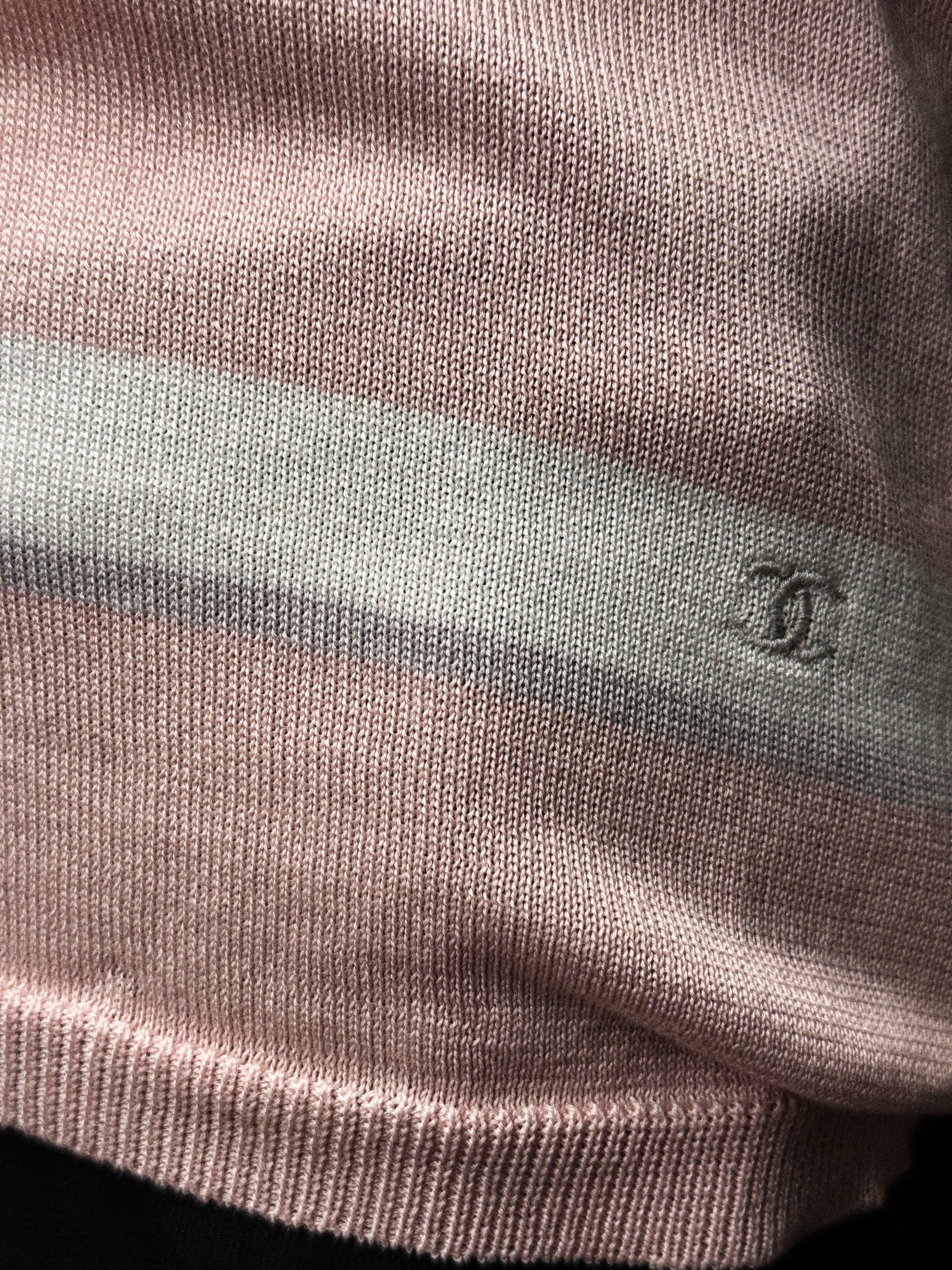 Chanel Pink Cotton Knit Twinset, Spring 2005 Collection
