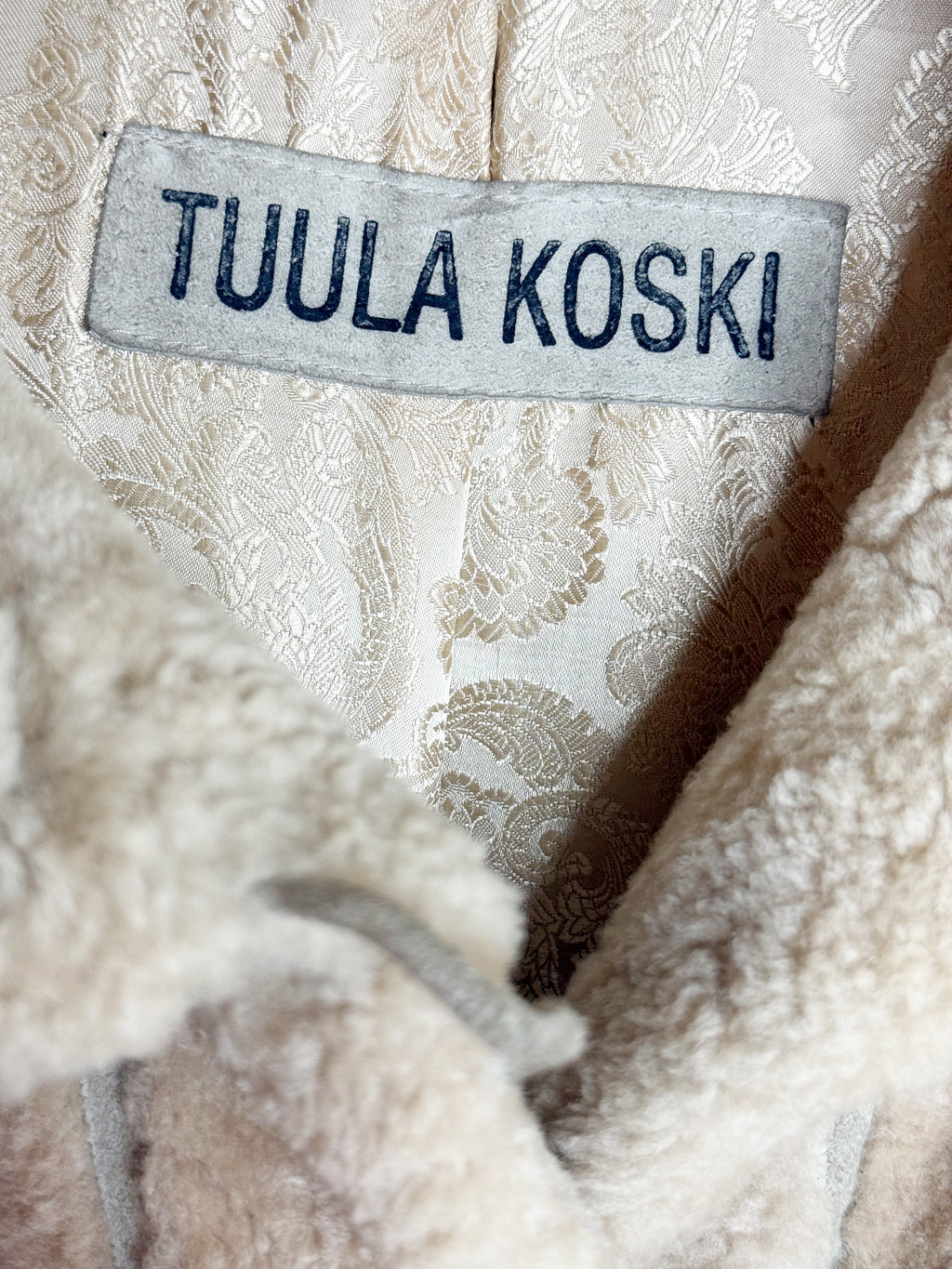 Tuula Koski Long Shearling Coat