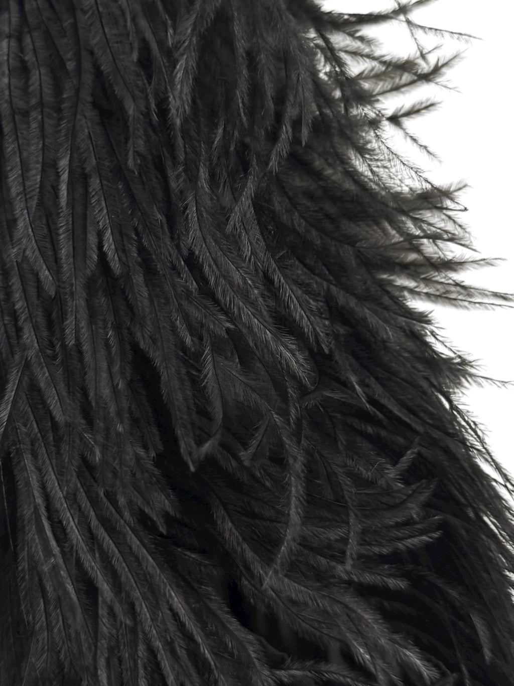 Hugo Boss Feather & Sequin Dress - M