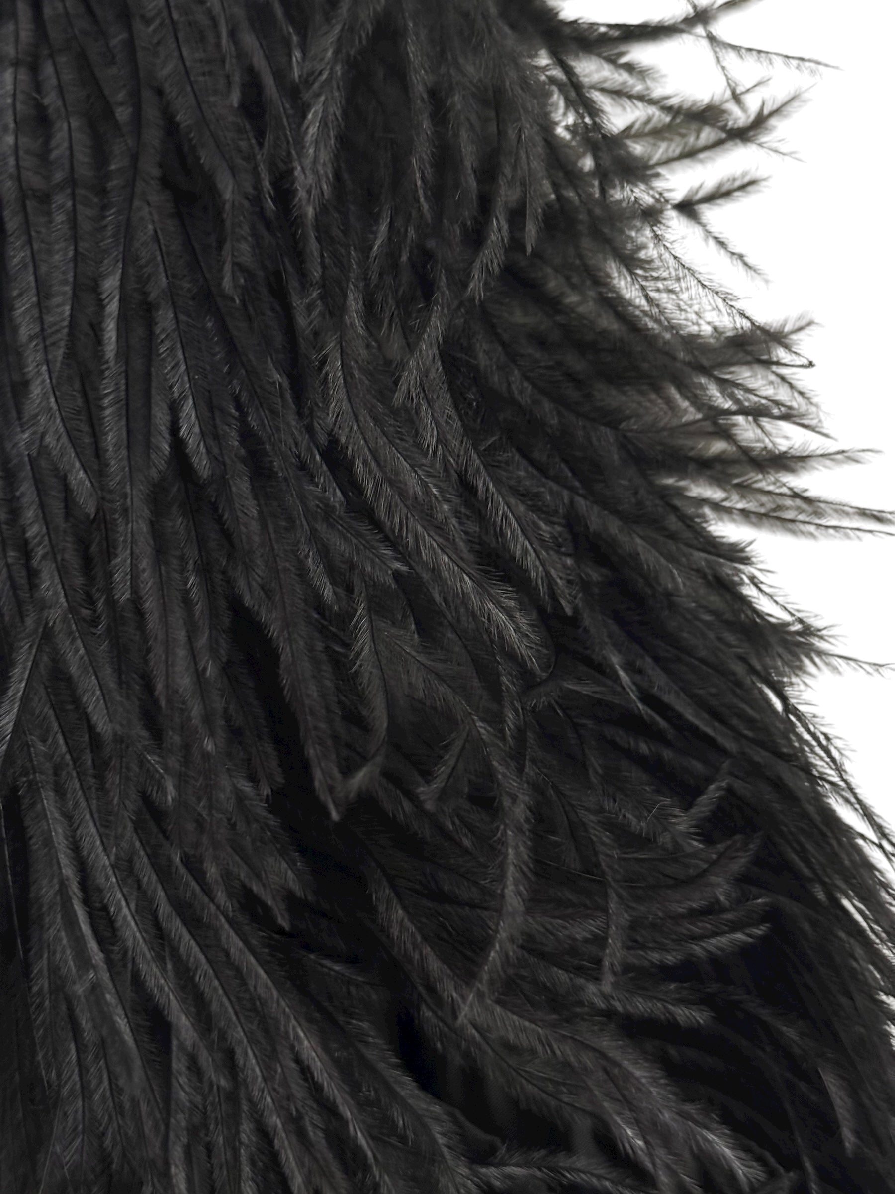 Hugo Boss Feather & Sequin Dress - M