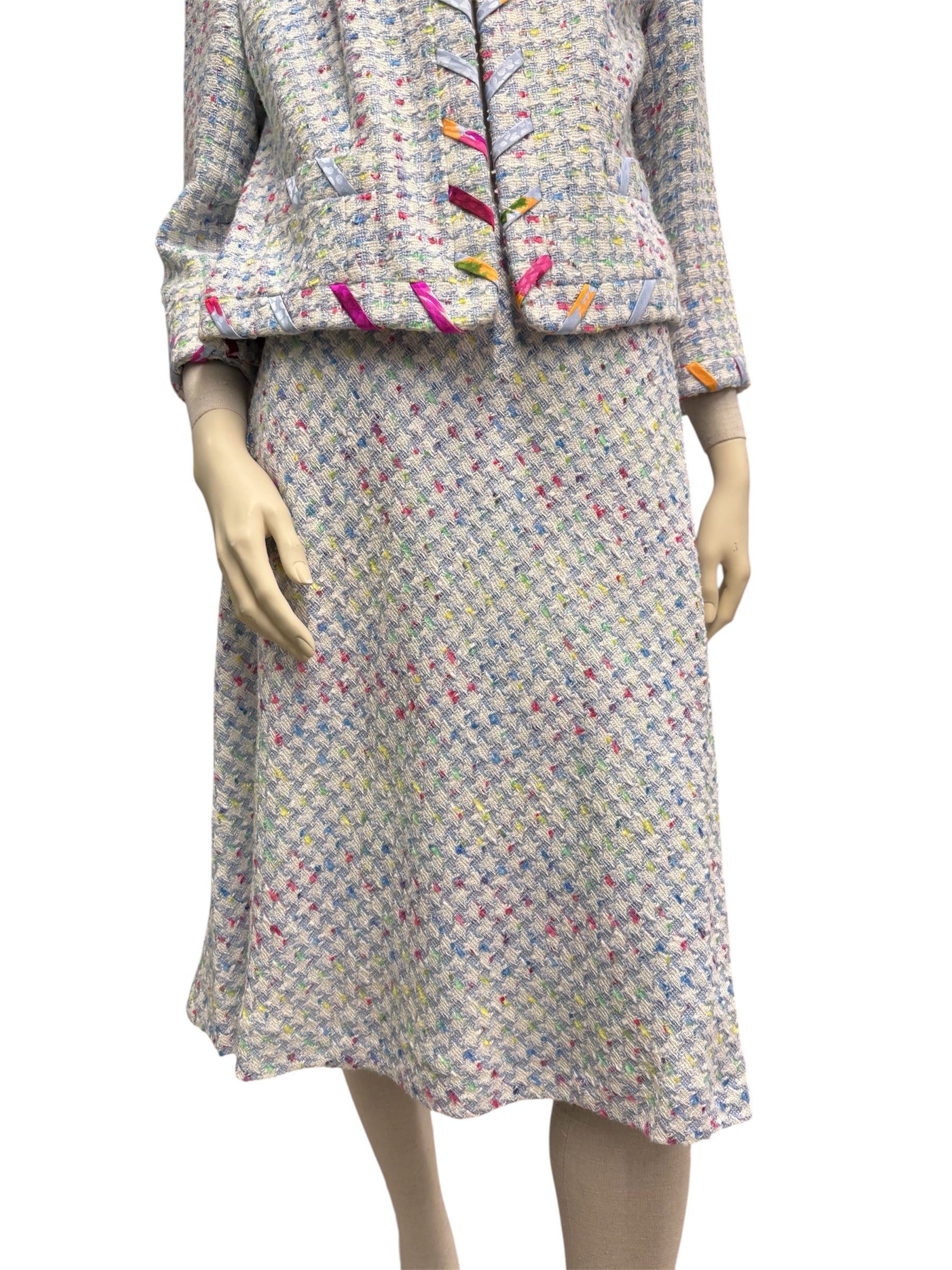 ESCADA Tweed Jacket and Skirt Set