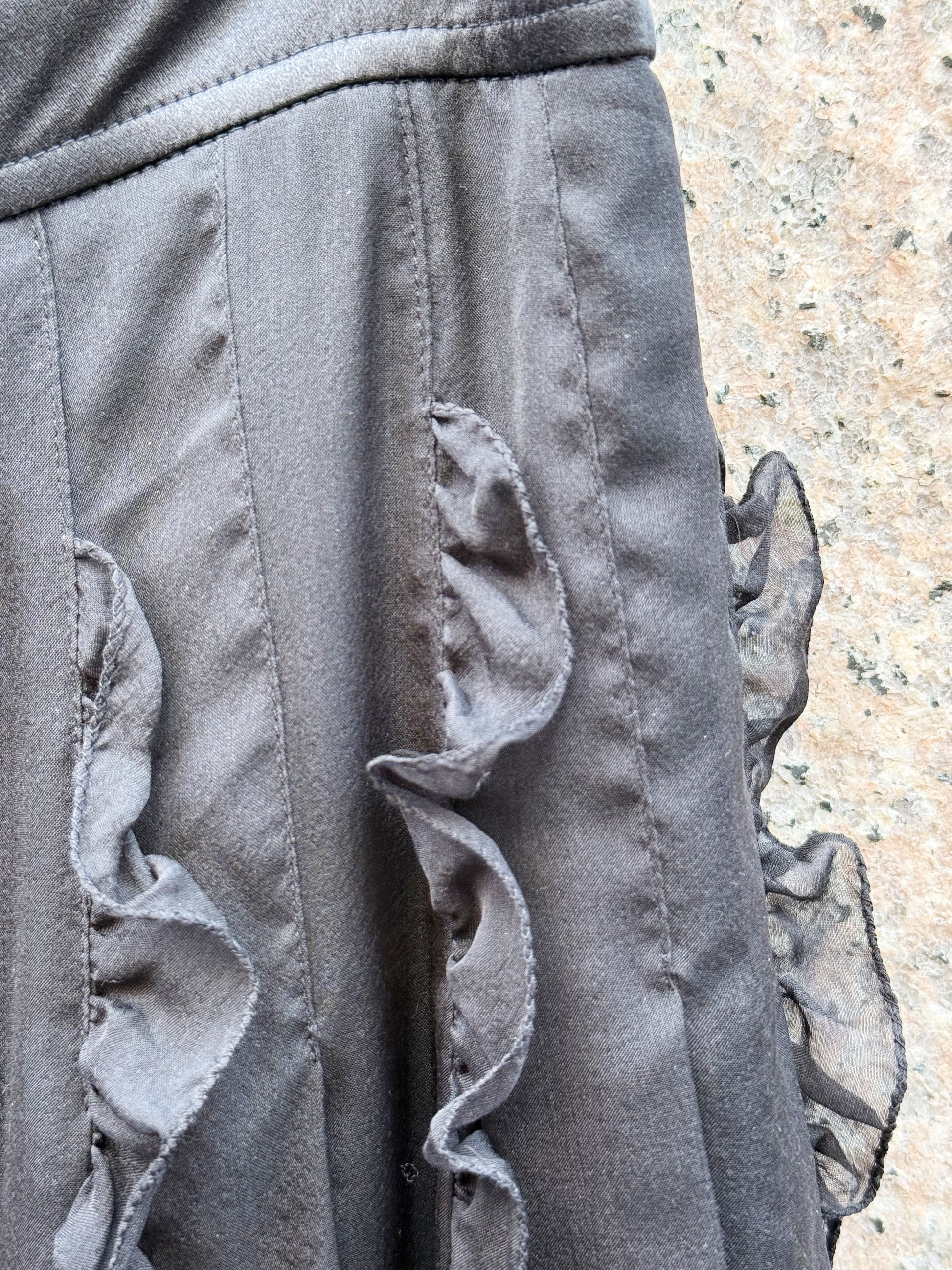 D&G Silk Ruffle Skirt