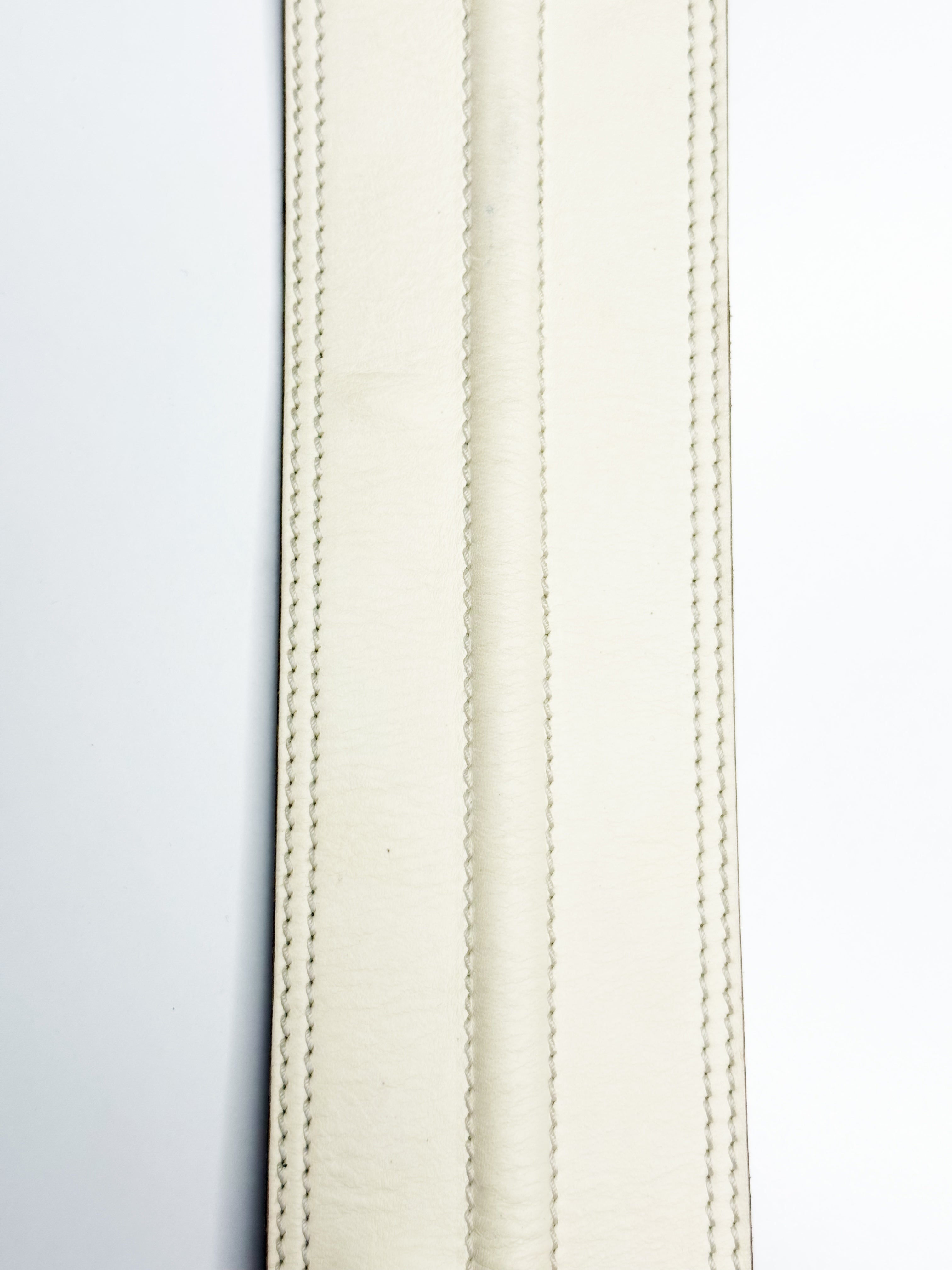 YVES SAINT LAURENT Wide Leather Belt – Made in Italy