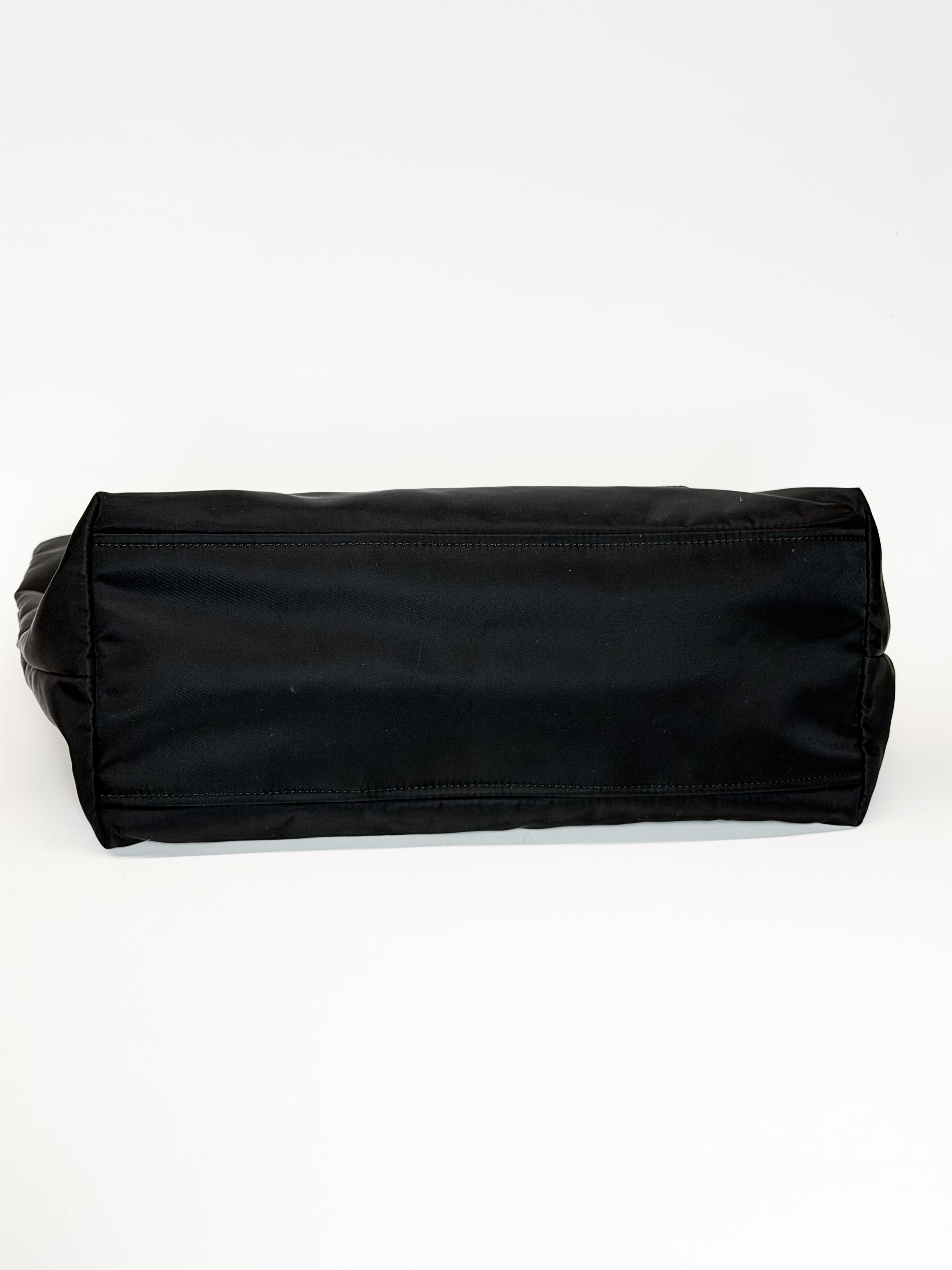 PRADA Black Nylon Tote Bag