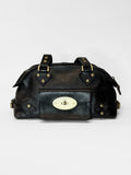 MULBERRY Black Leather Bowler Bag – Early 2000s Icon