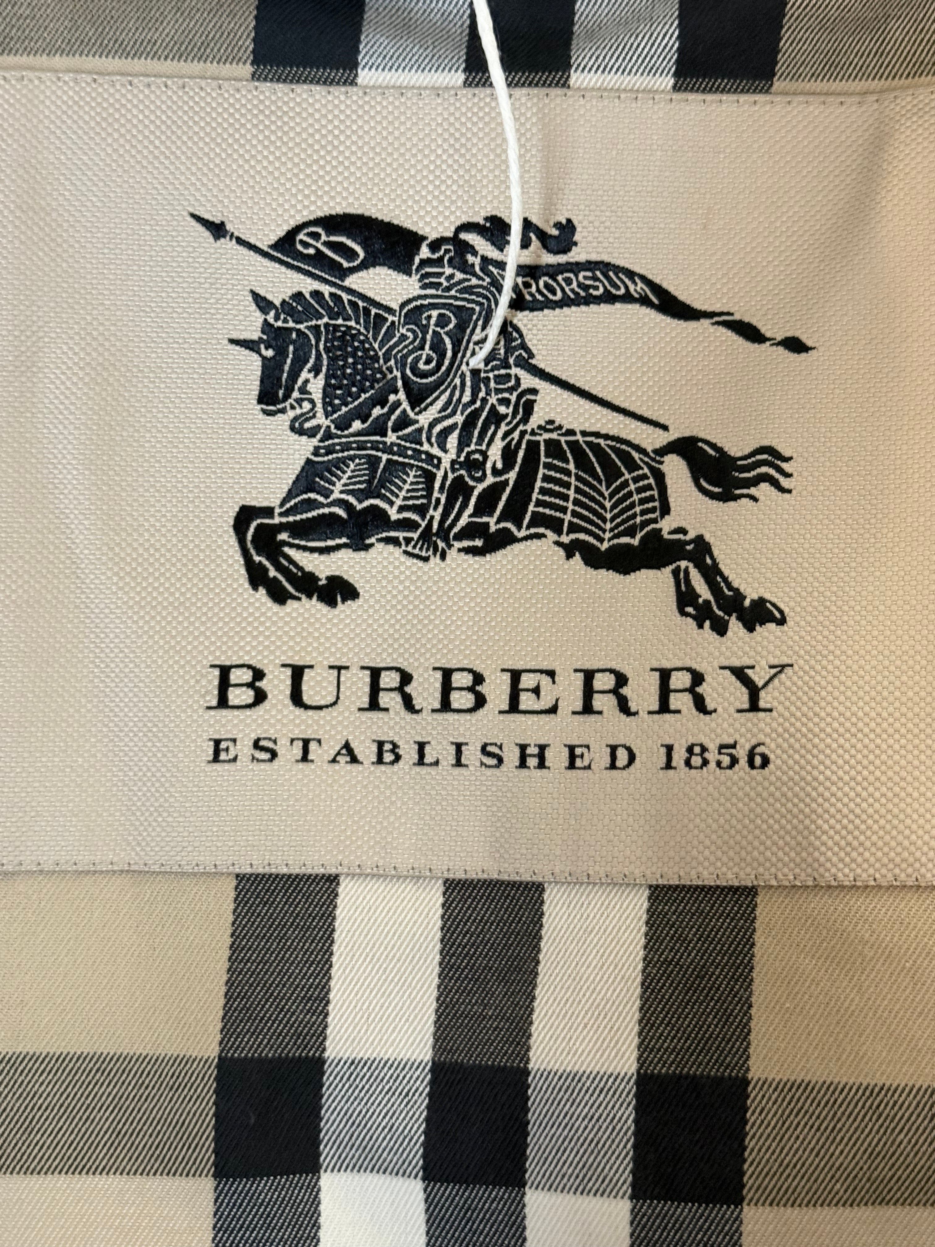 BURBERRY PRORSUM Olive Green Double-Breasted Trench Coat - EU 42