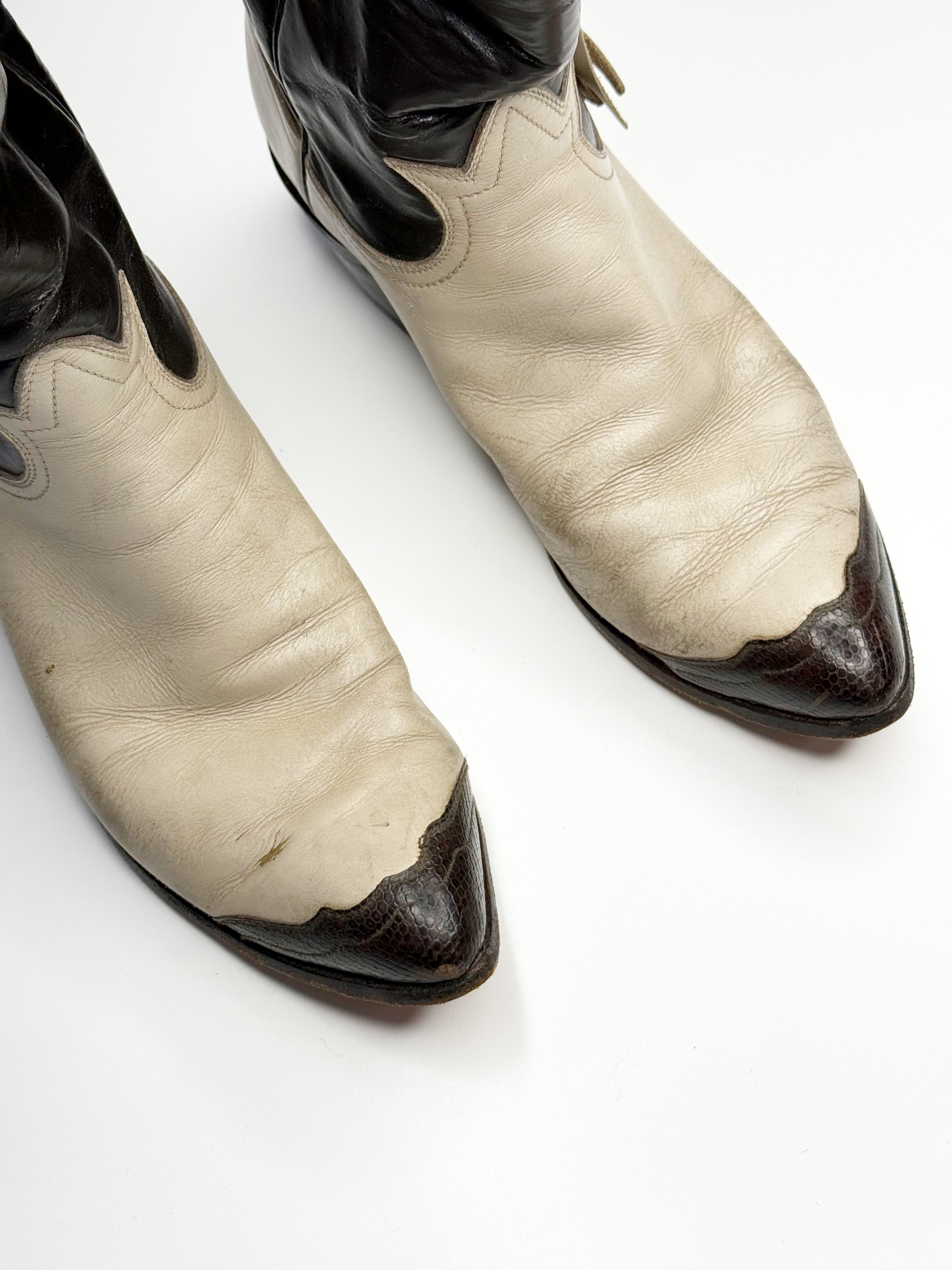 VINTAGE MASTERBILT ROYAL OAK COWBOY BOOTS