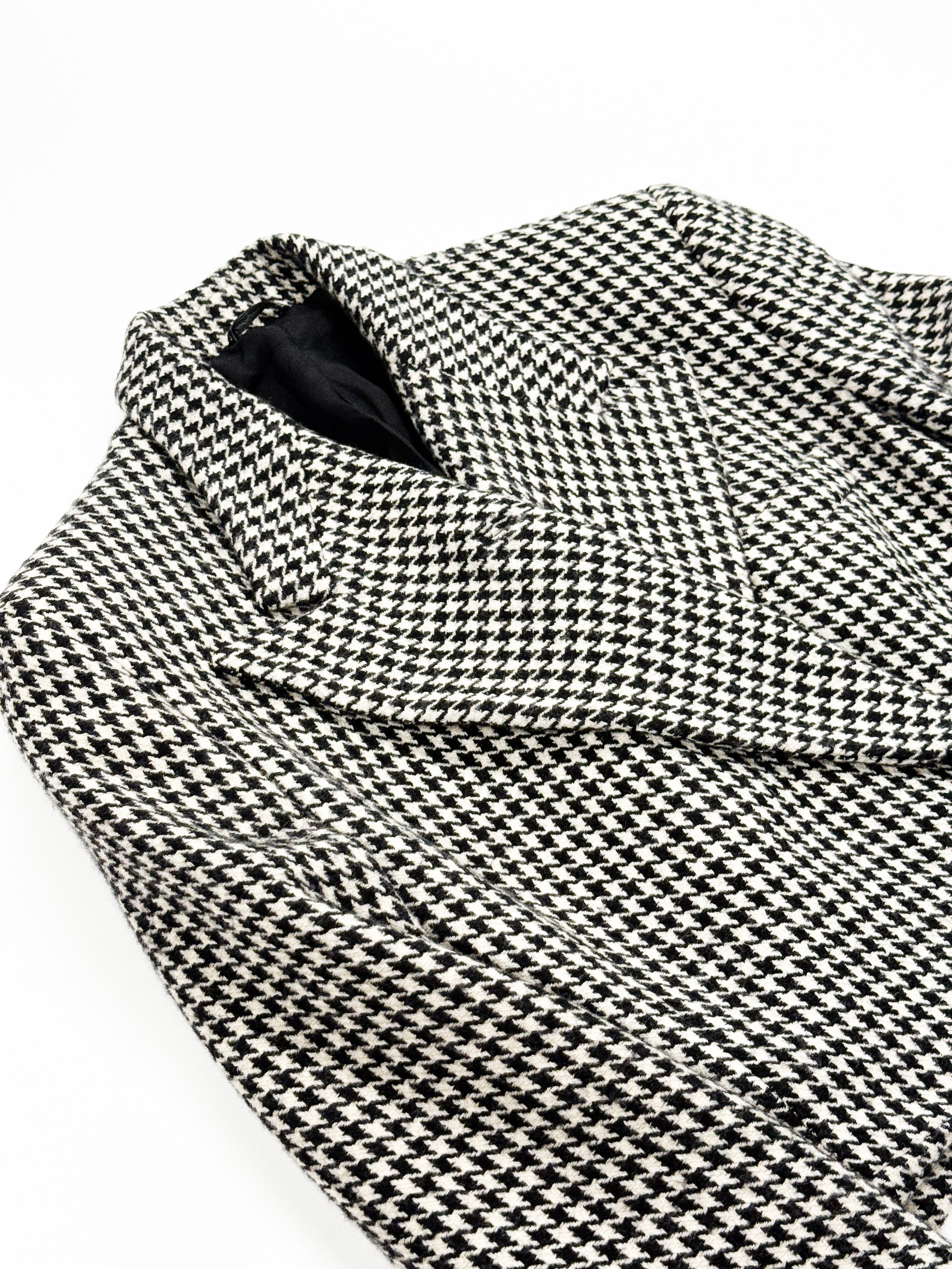 Gianni Versace Houndstooth Wool Blazer