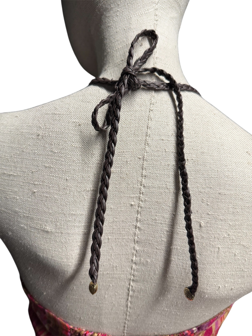 KOR@KOR Multicolor Strapless Silk-Cotton Dress