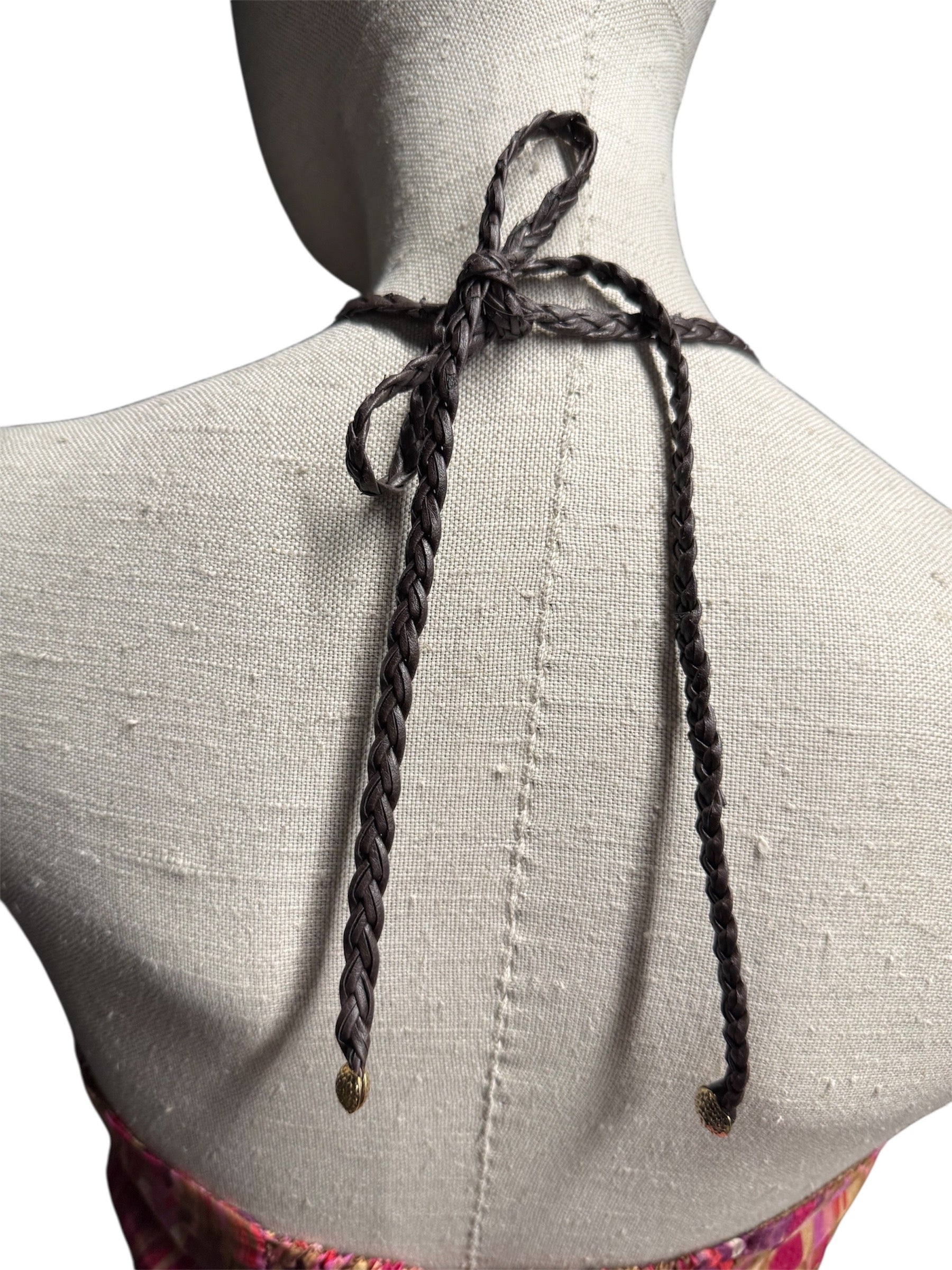KOR@KOR Multicolor Strapless Silk-Cotton Dress