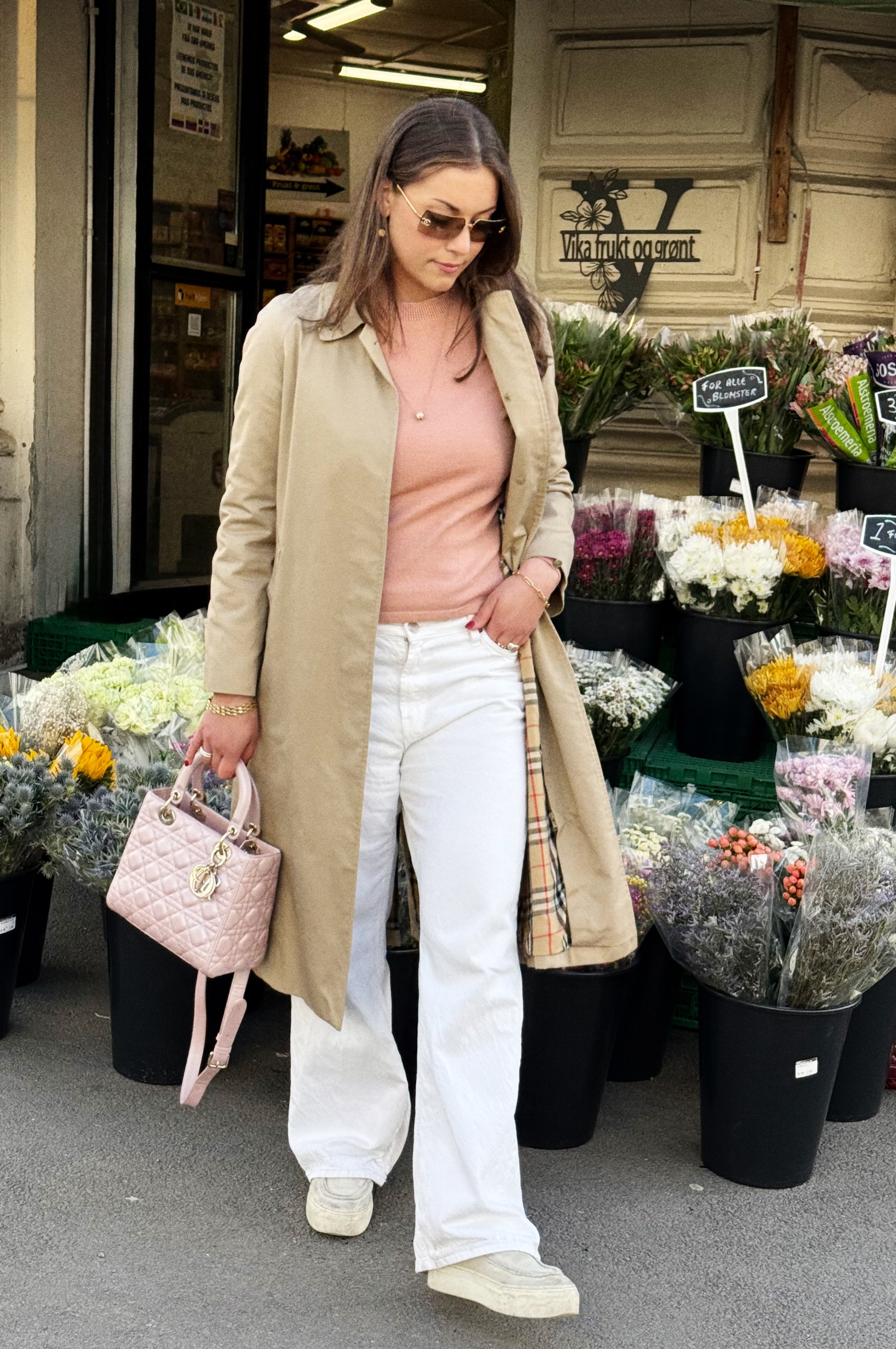 Busnel Dusty Pink Merino Wool Sweater