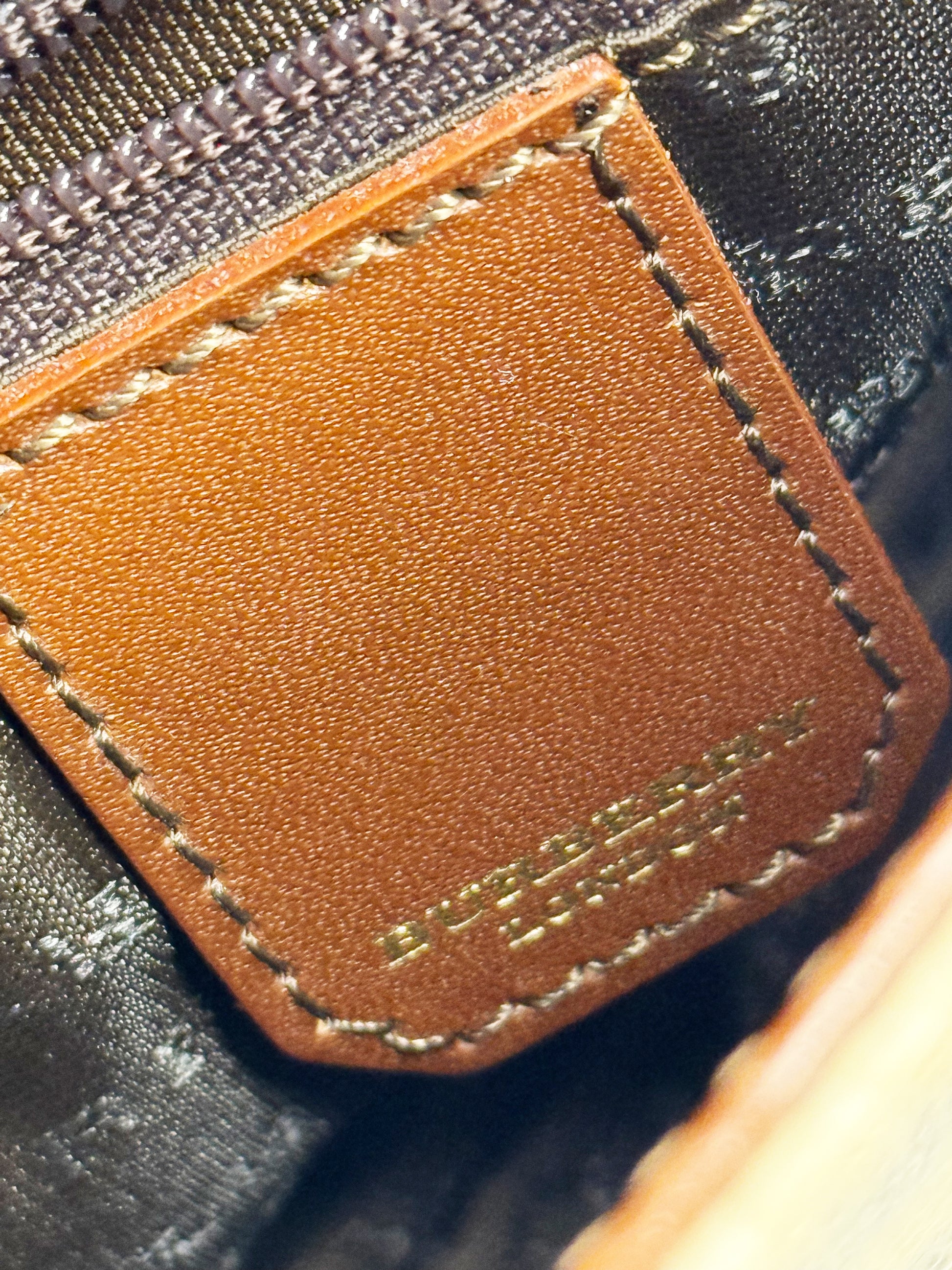 BURBERRY VINTAGE HAYMARKET MINI TOTE (2000–2017)