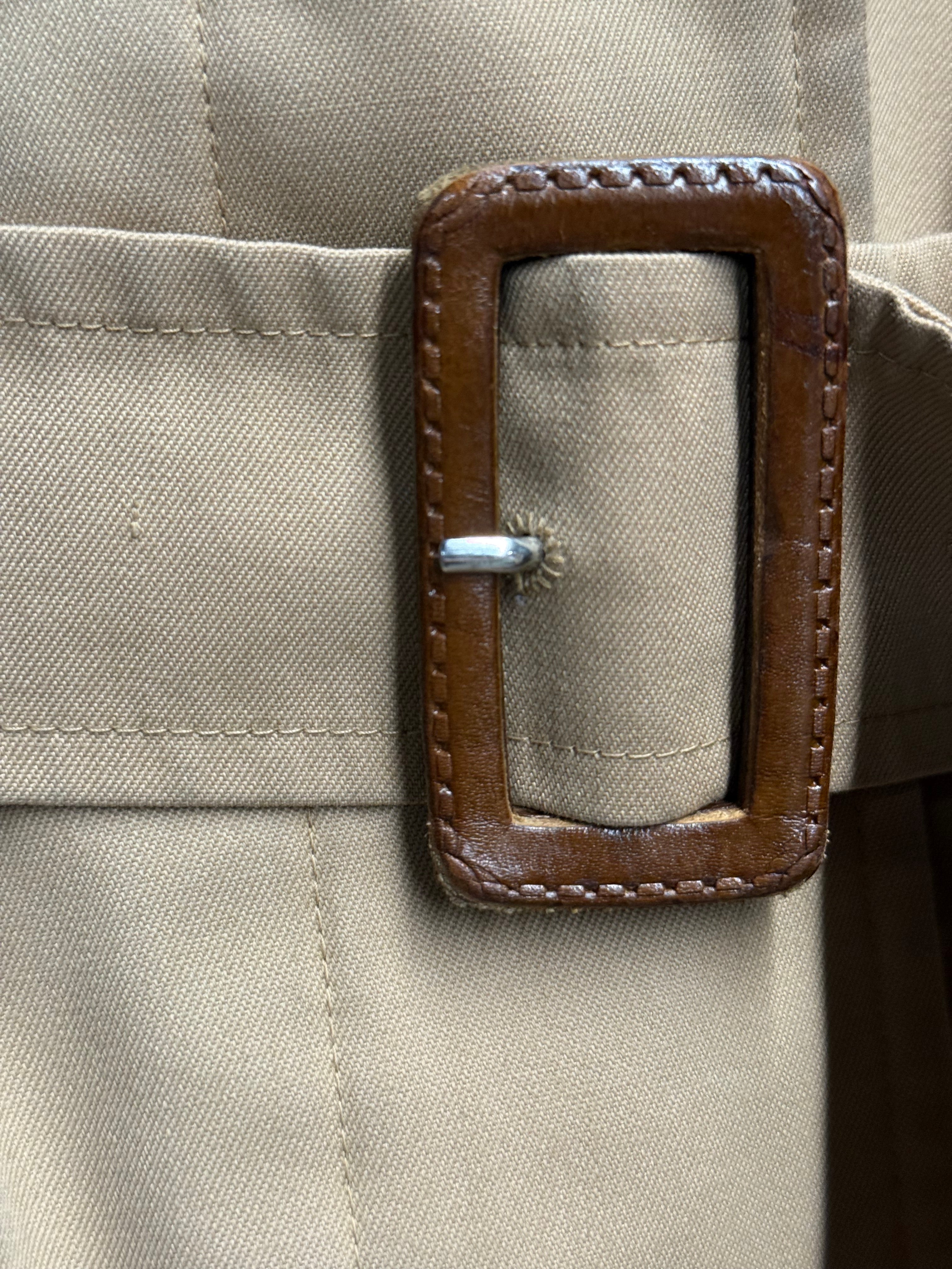 Vintage Burberry’s Trench Coat Made in England