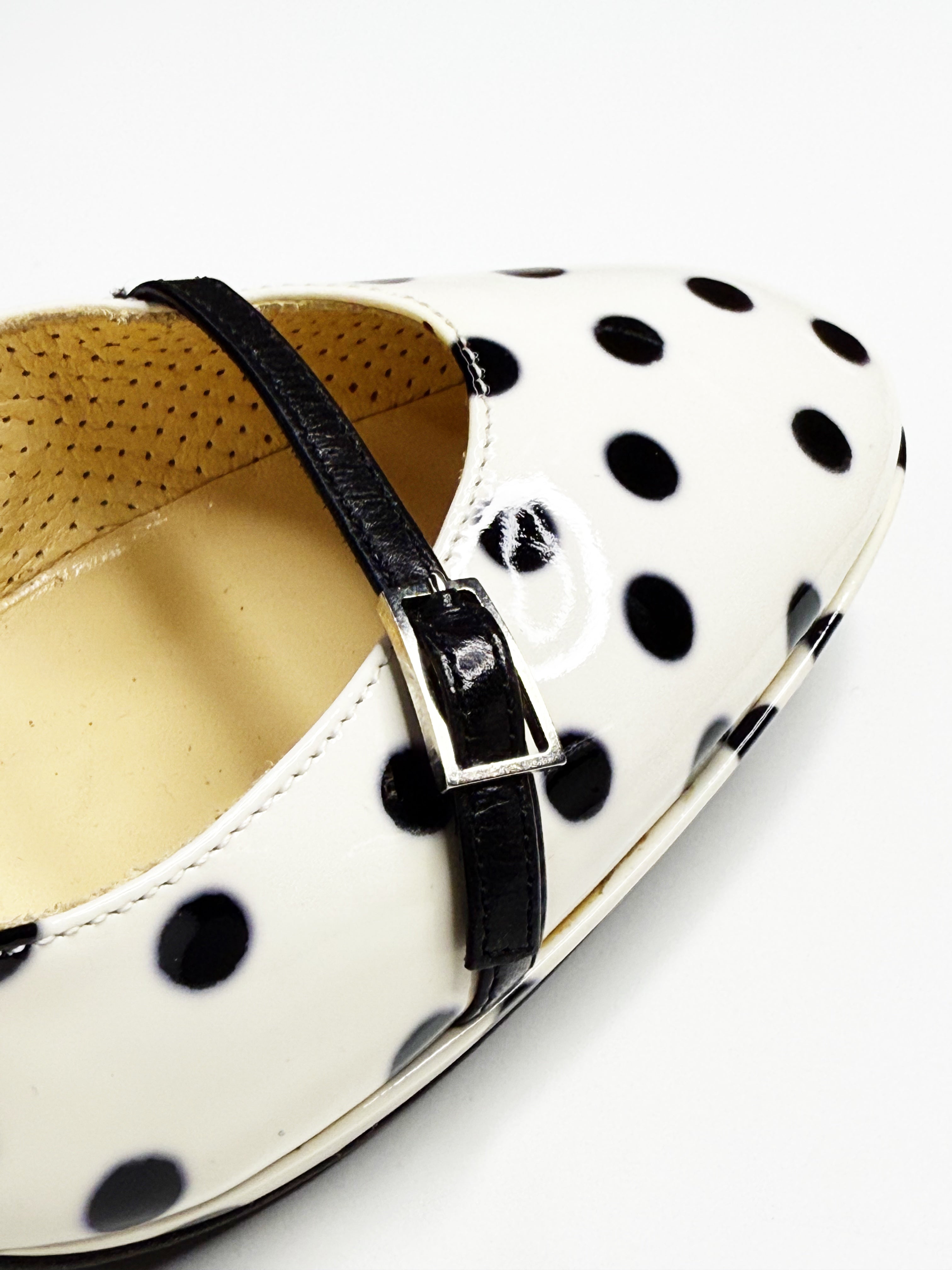 Gianmarco Lorenzi Polka Dot Stiletto Pumps