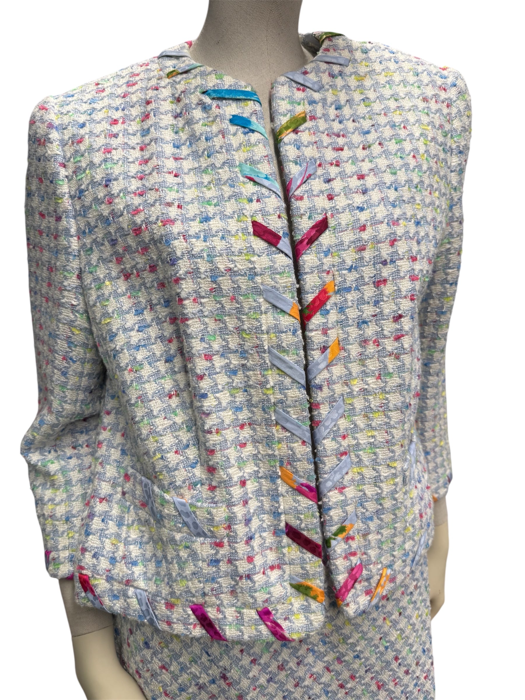 ESCADA Tweed Jacket and Skirt Set