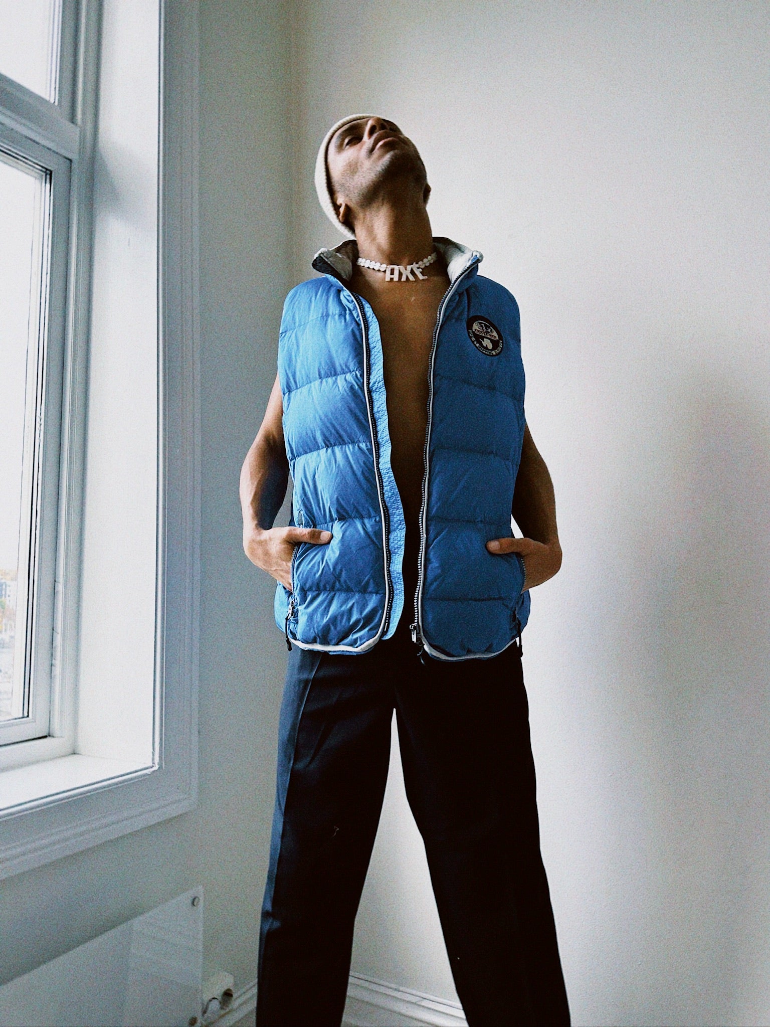 Napapijri Antarctic Research Program Blue Down Vest