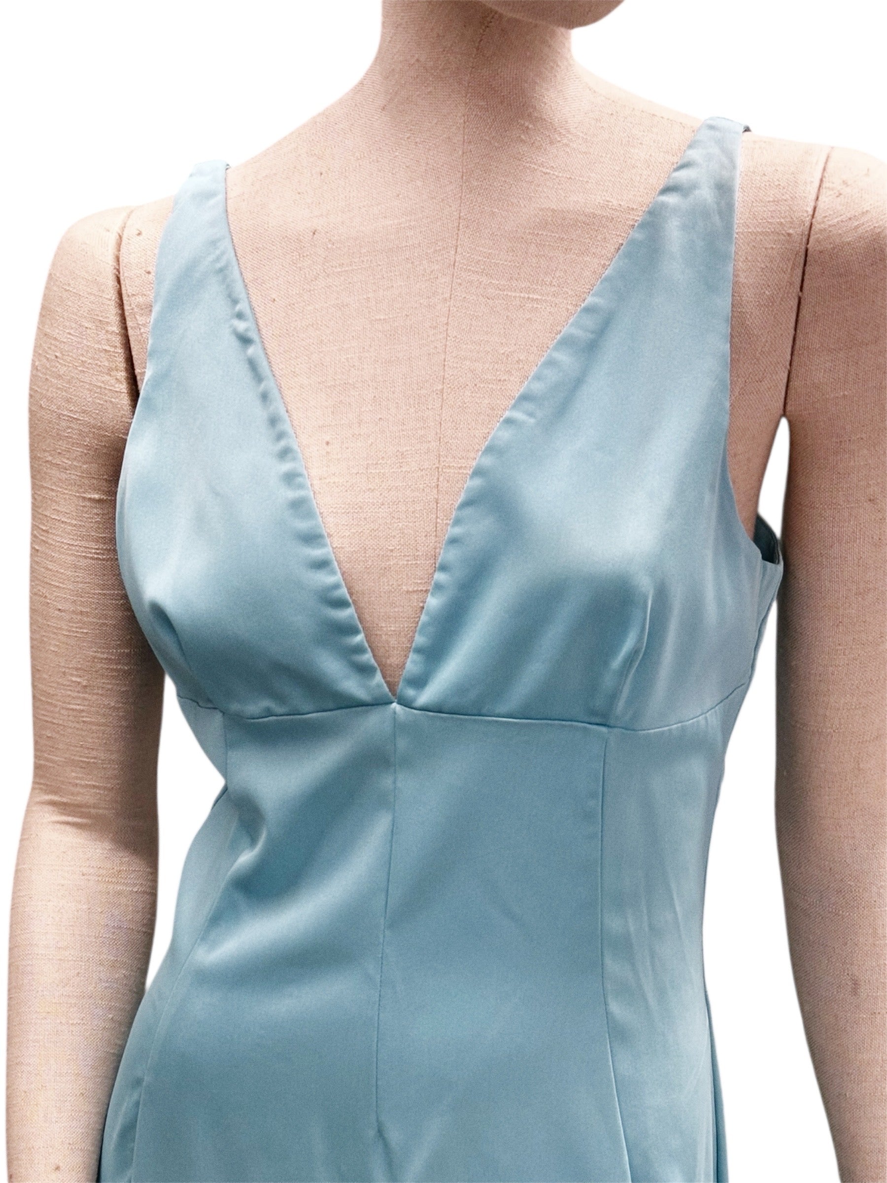 D&G Sky Blue Pencil Dress