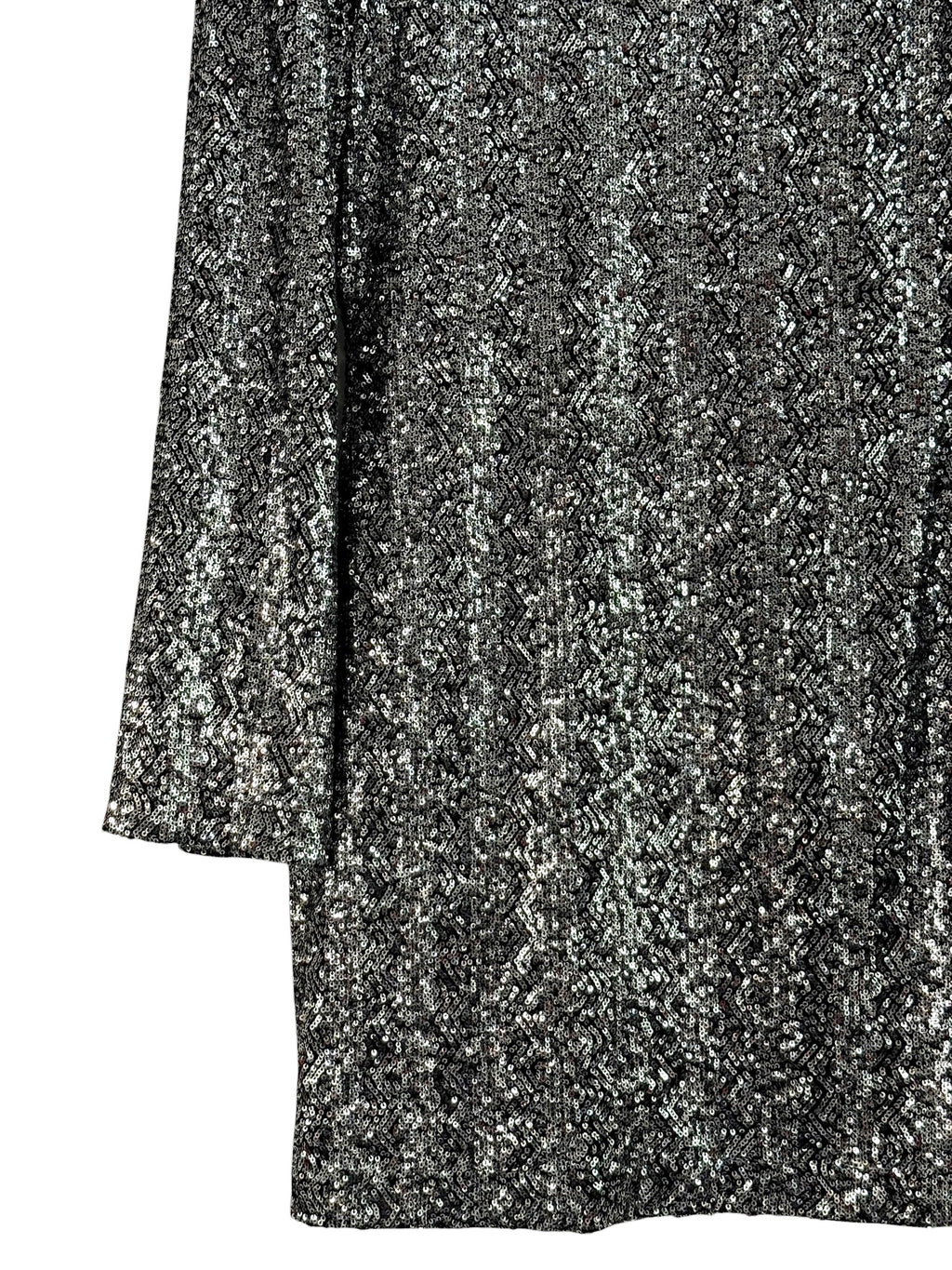 MAUD Silver Sequin Dress - EU 36