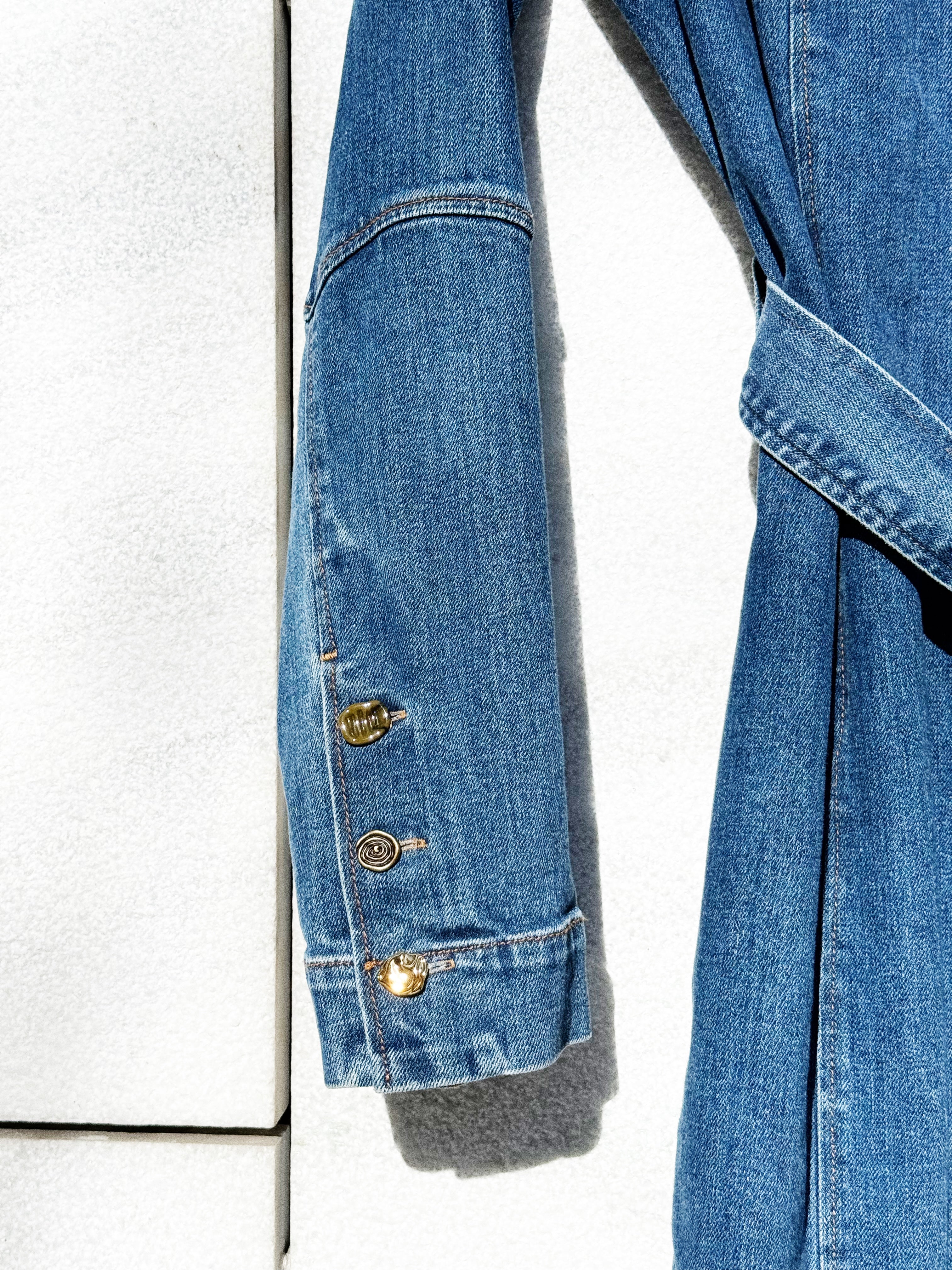 Rejina Pyo Denim Belted Dress