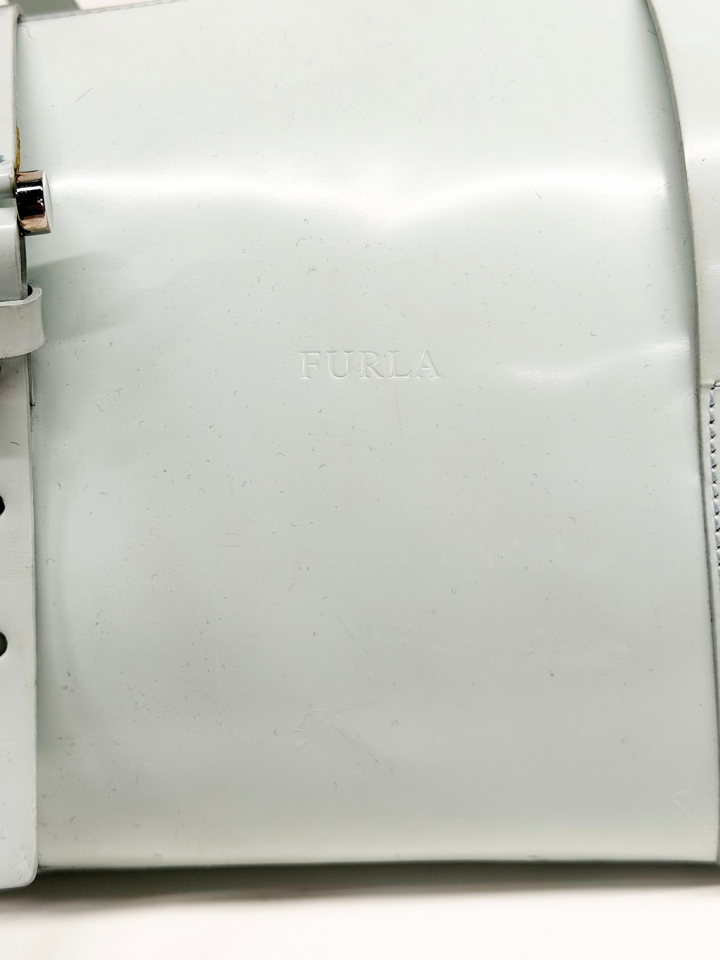 FURLA Patent Leather Shoulder Bag