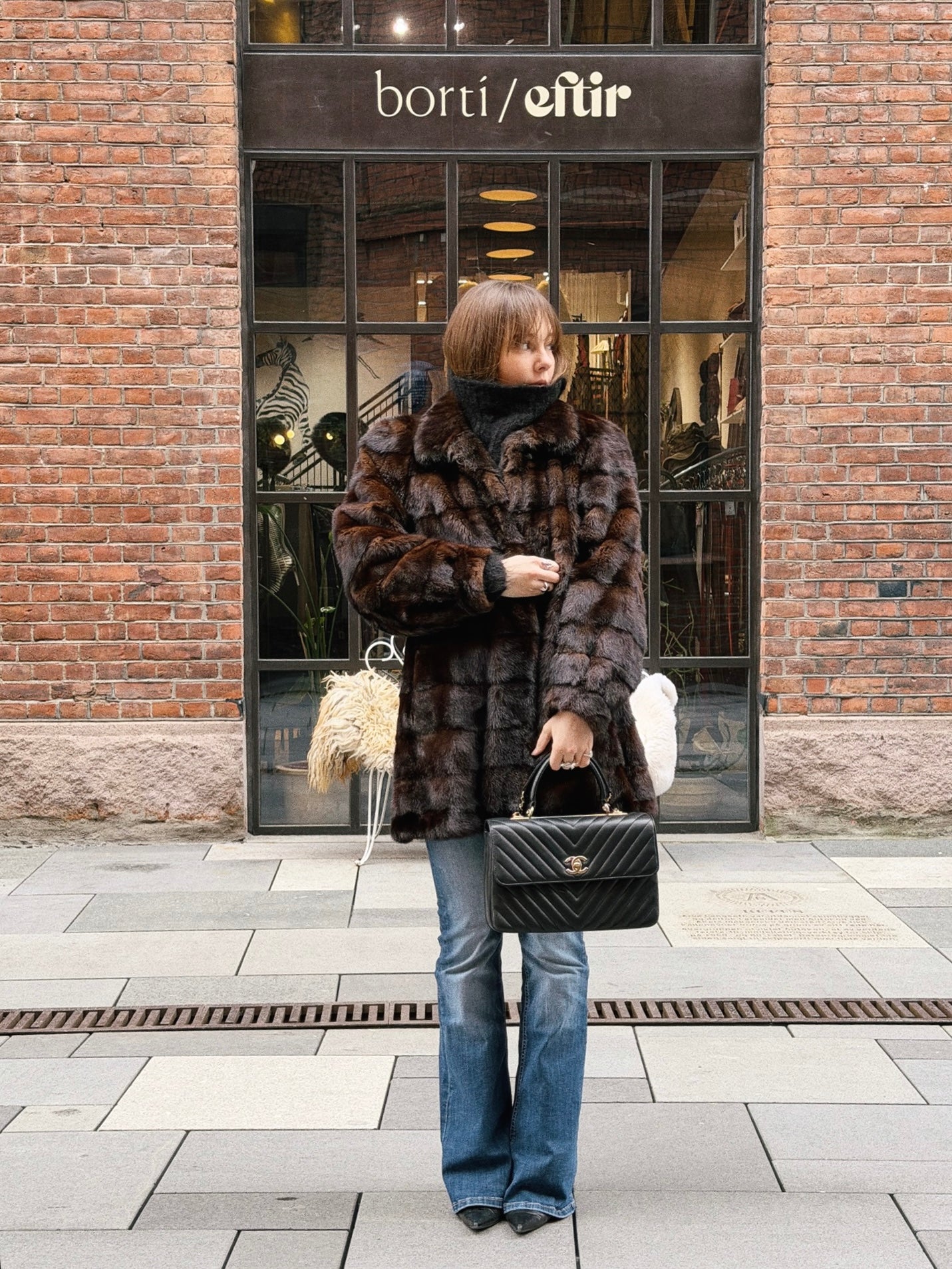 Aksel Ronten Vintage Mink Fur Coat