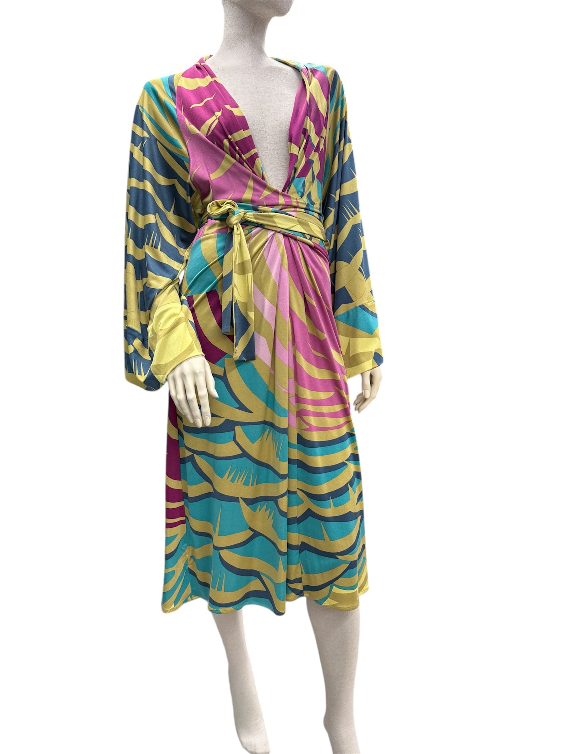 ISSA London Silk Wrap Dress