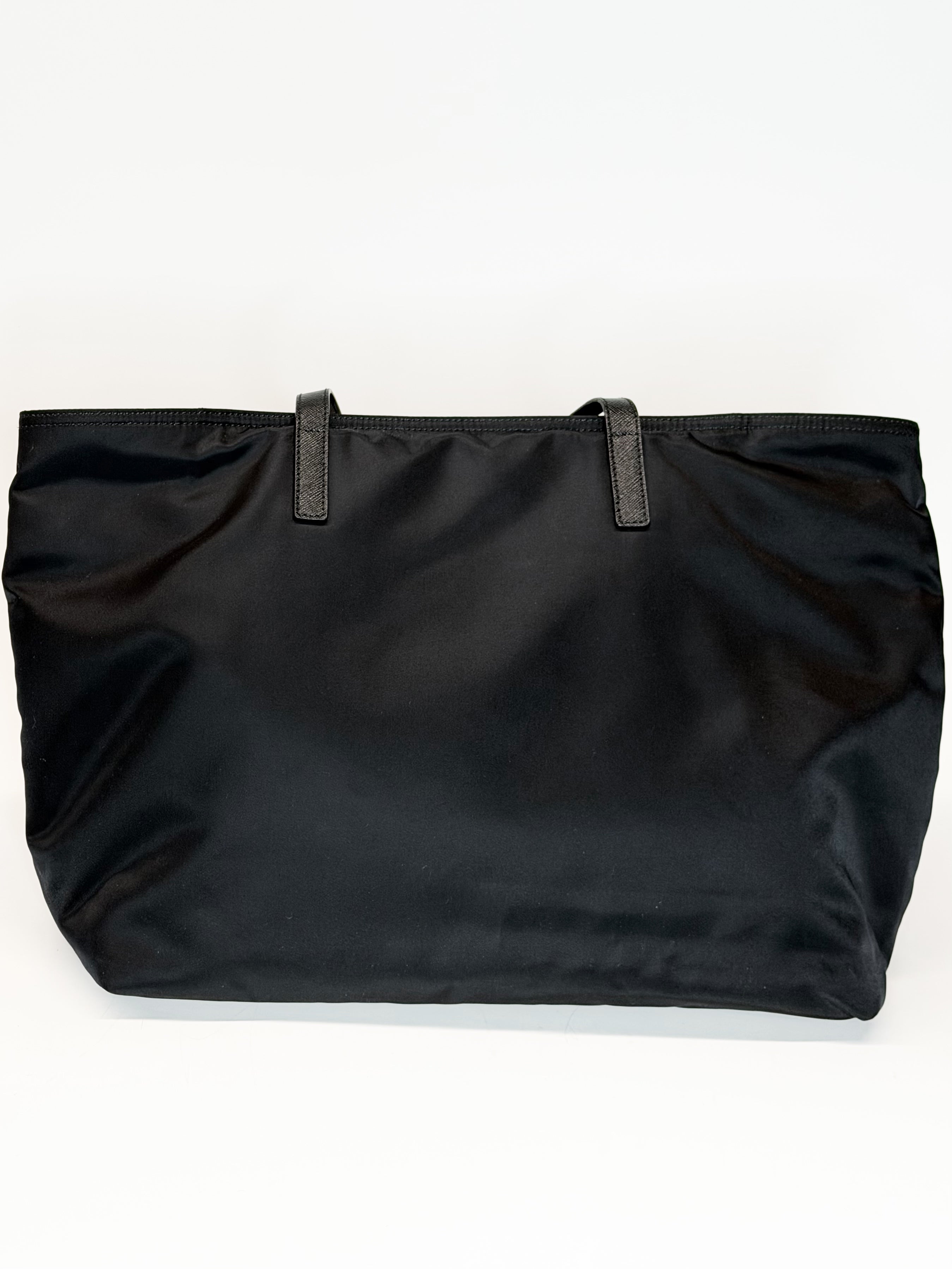 PRADA Black Nylon Tote Bag