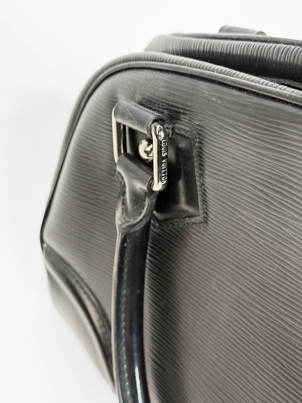 LOUIS VUITTON EPI LEATHER BOWLING BAG BLACK