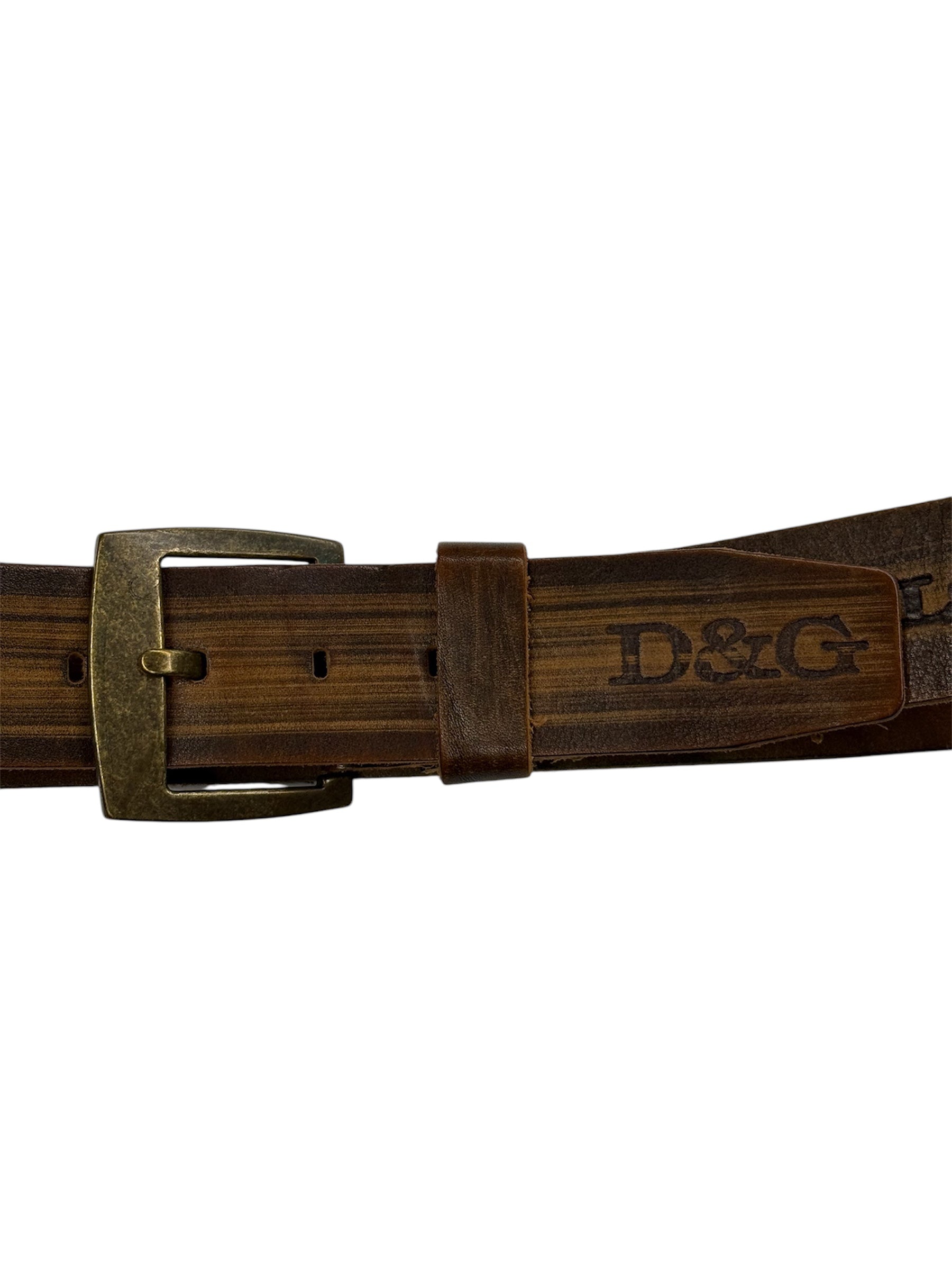 Dolce & Gabbana Brown Leather Belt