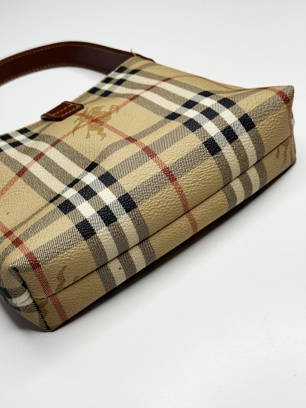 BURBERRY VINTAGE HAYMARKET MINI TOTE (2000–2017)