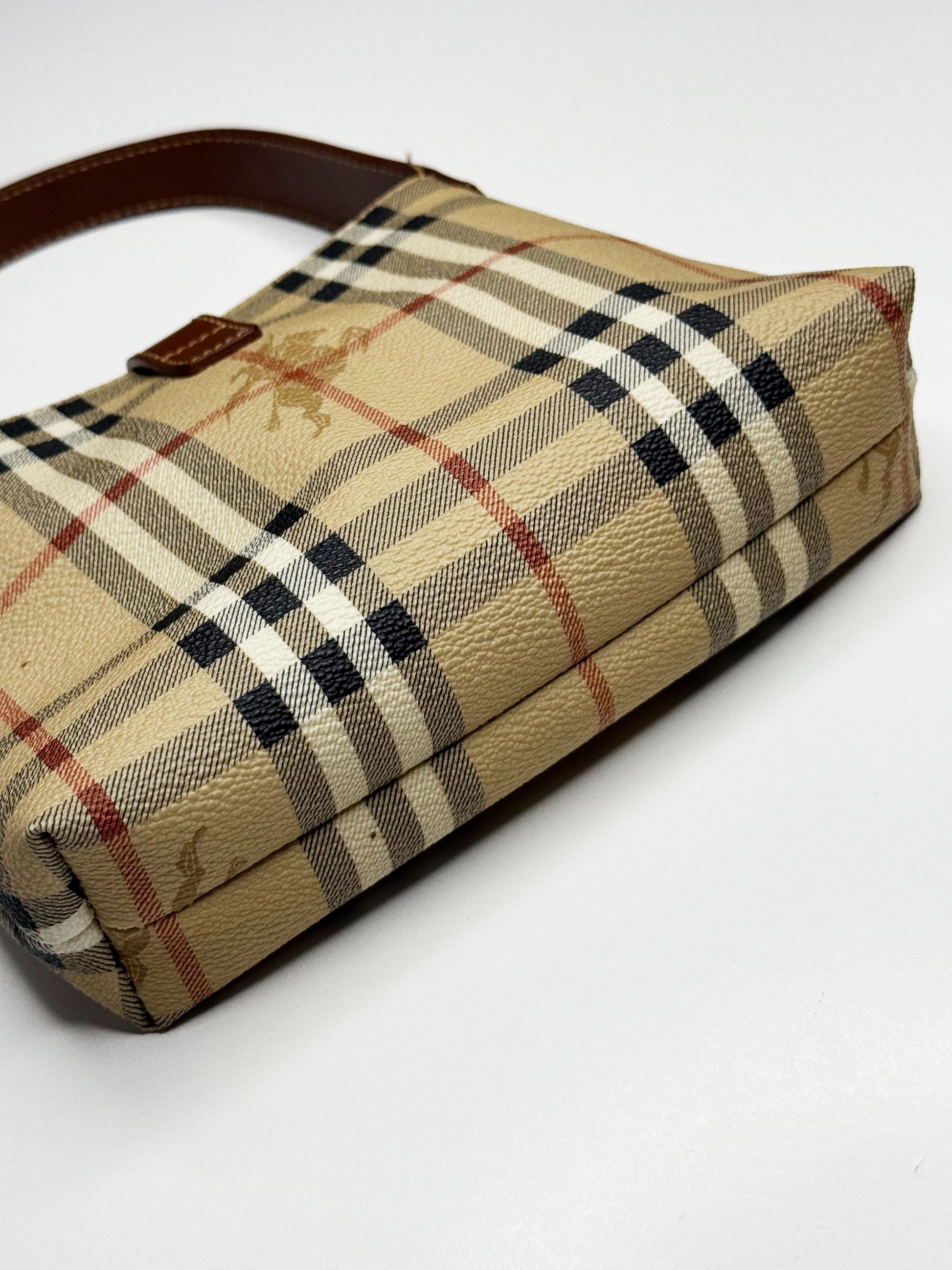 BURBERRY VINTAGE HAYMARKET MINI TOTE (2000–2017)