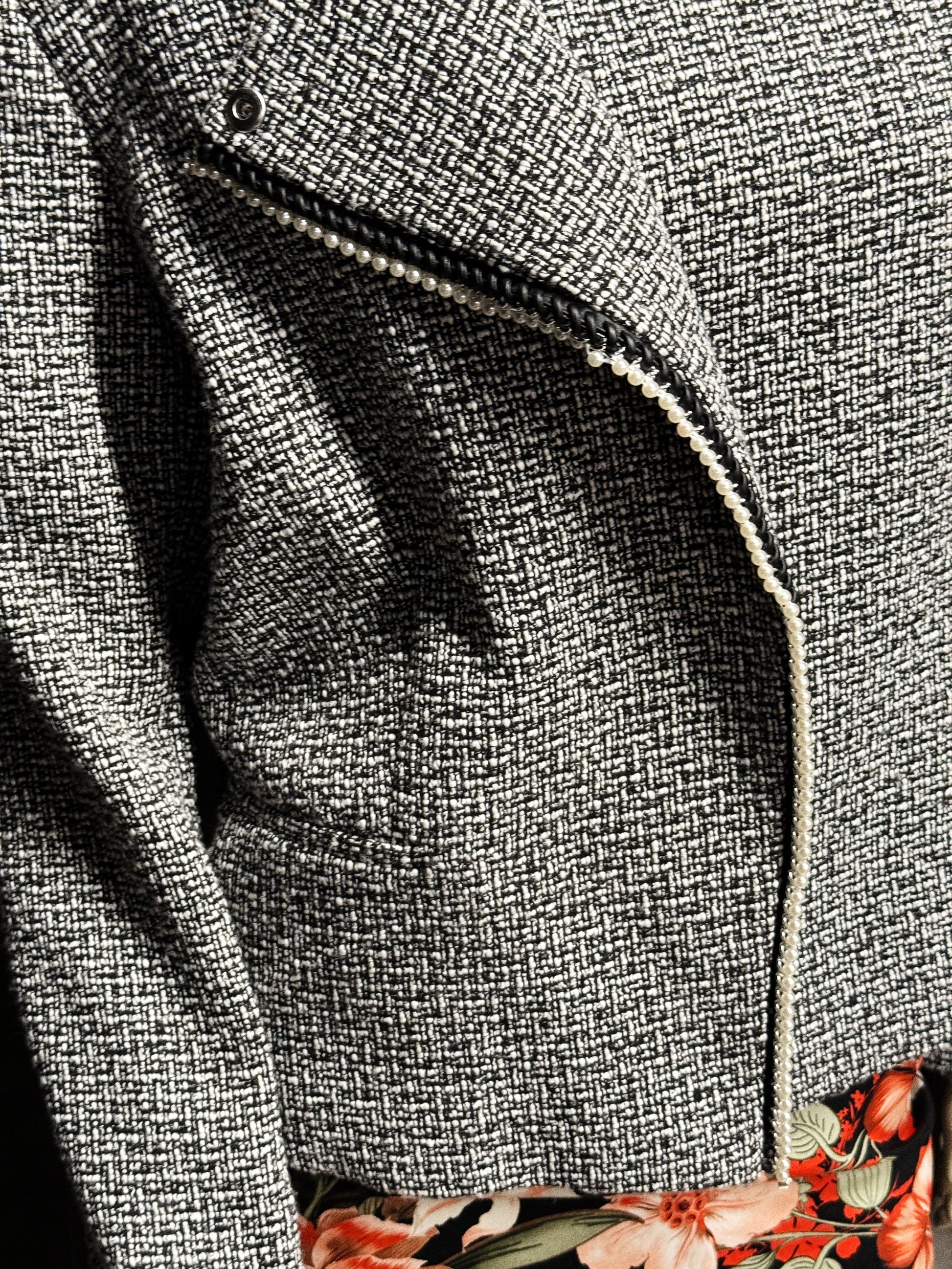Karl Lagerfeld Paris Tweed Jacket