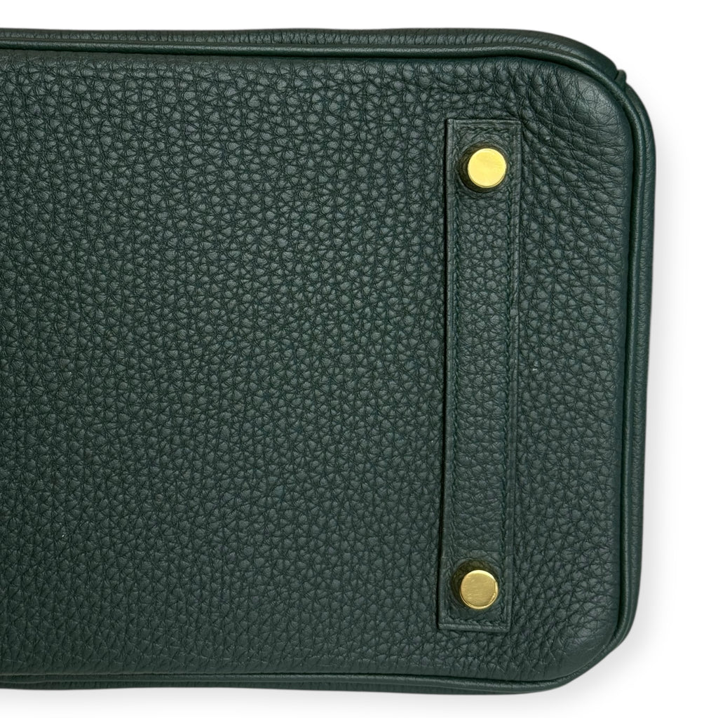 Hermès Birkin 30 — Vert Cypress Togo Leather, Gold Hardware (Stamp C)