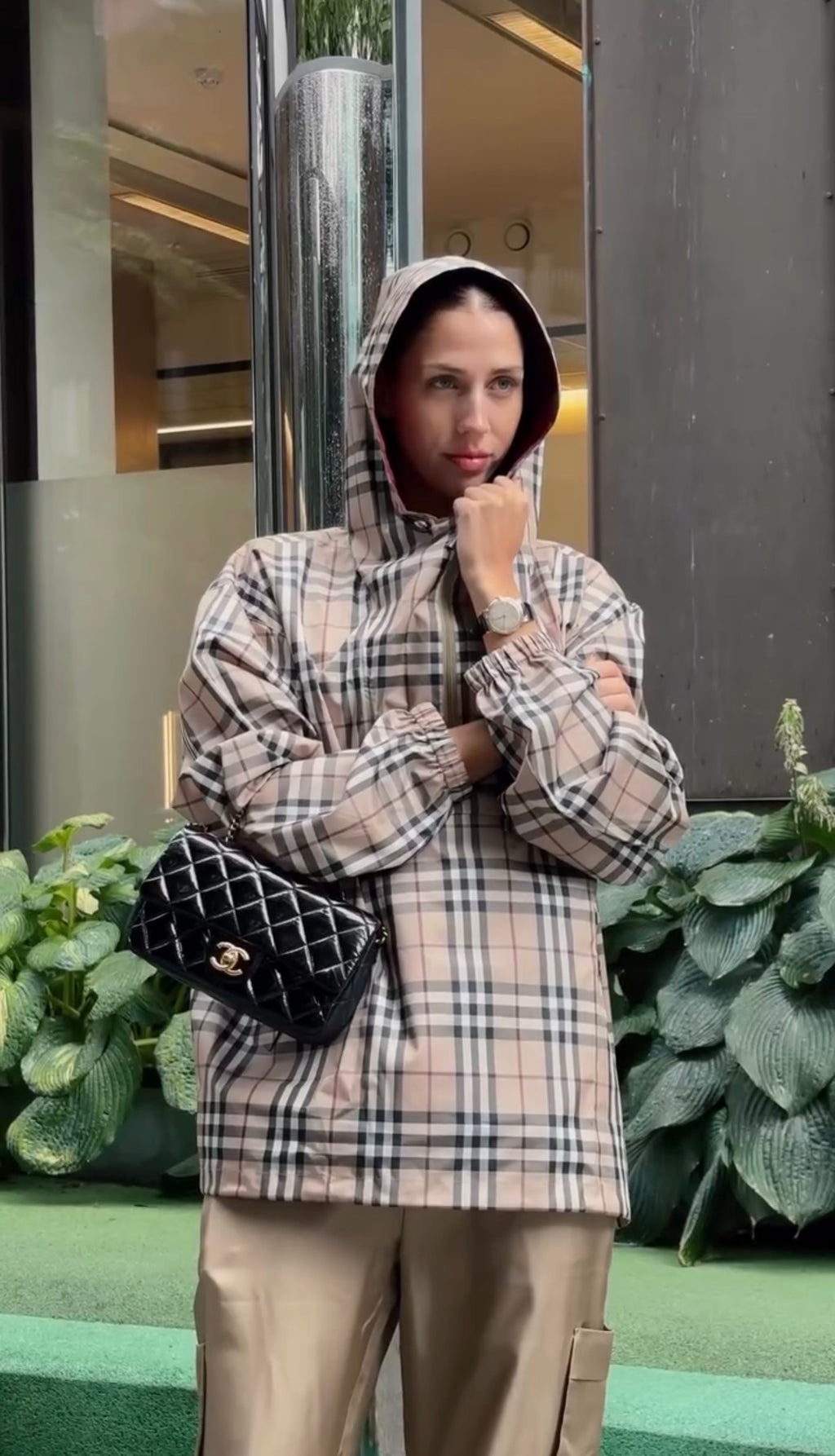 BURBERRY LONDON CHECK ANORAK – SIZE L