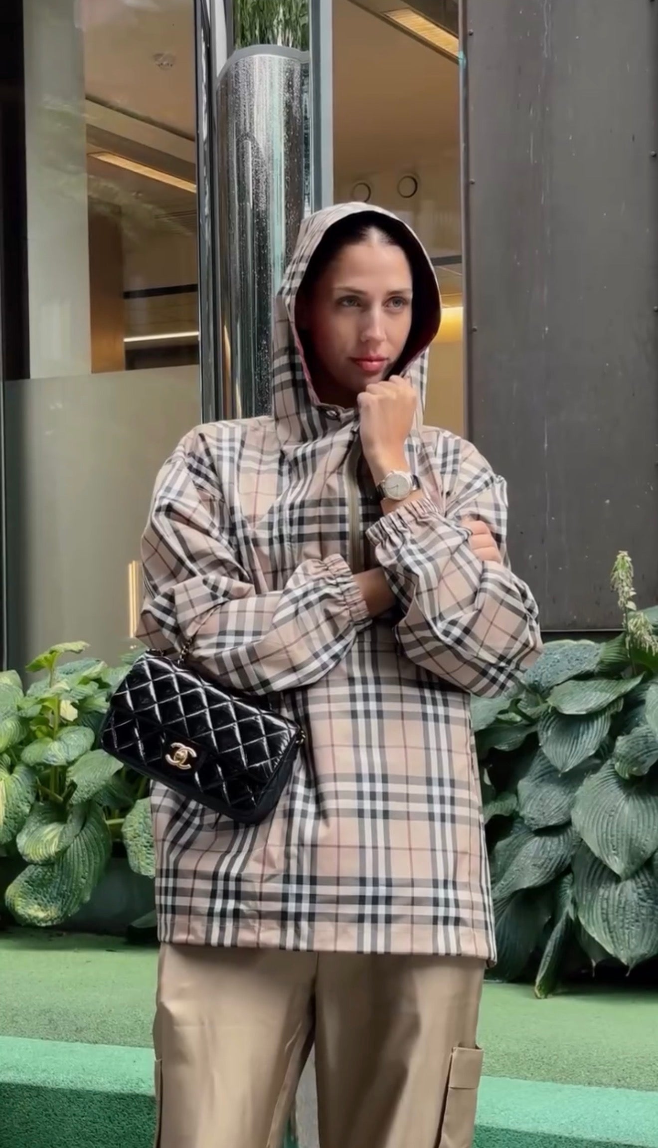 BURBERRY LONDON CHECK ANORAK – SIZE L