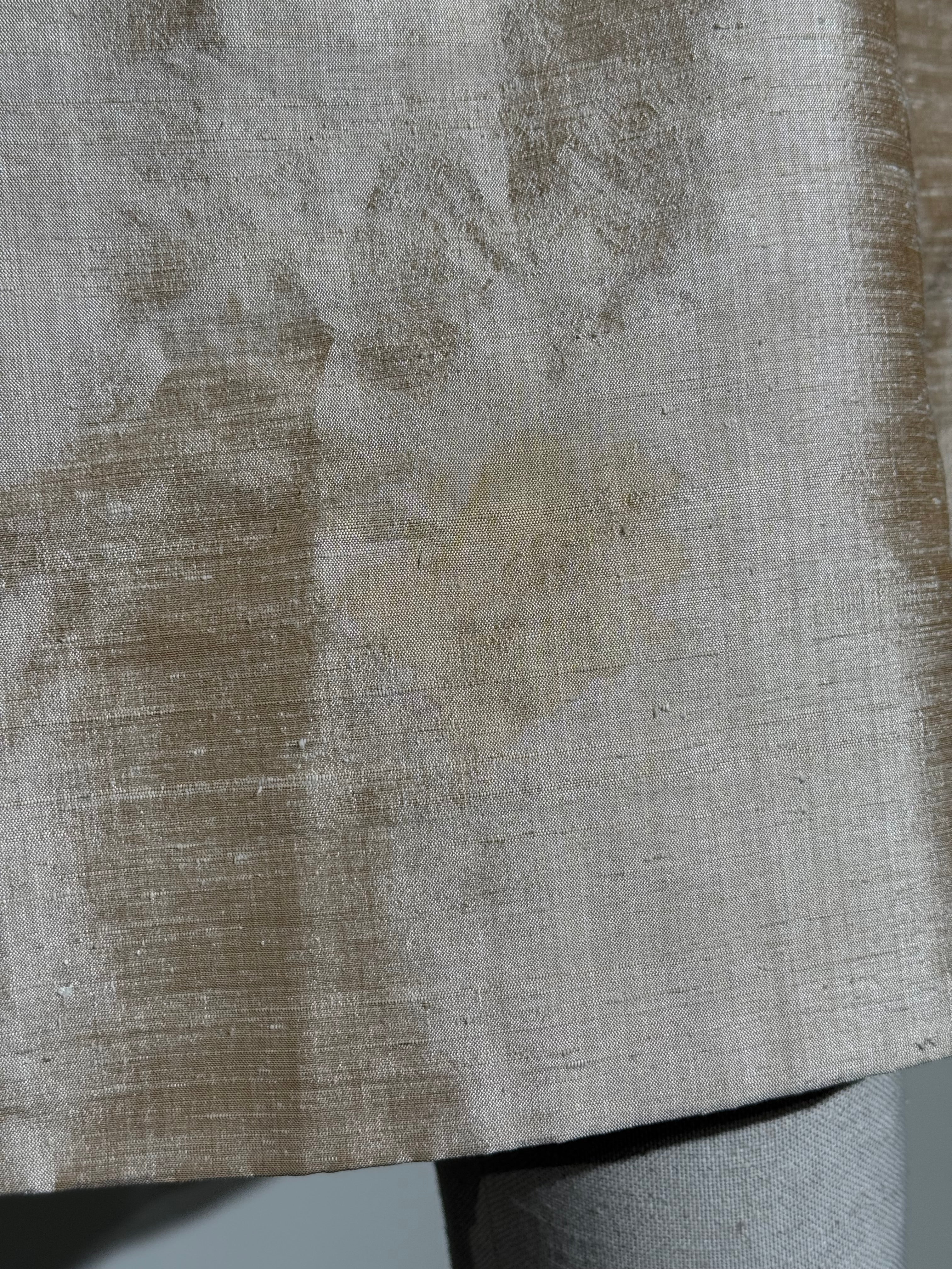 Vintage Petit Atelier Champagne Silk Dress