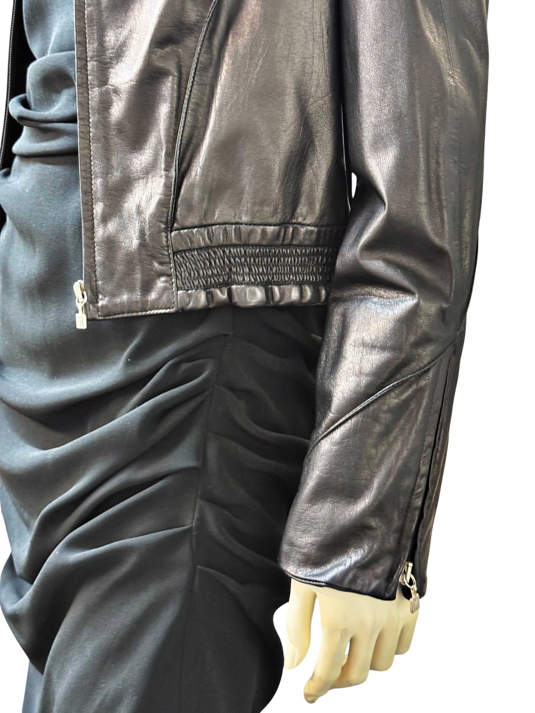 Claude Montana Vintage Leather Jacket - EU 38