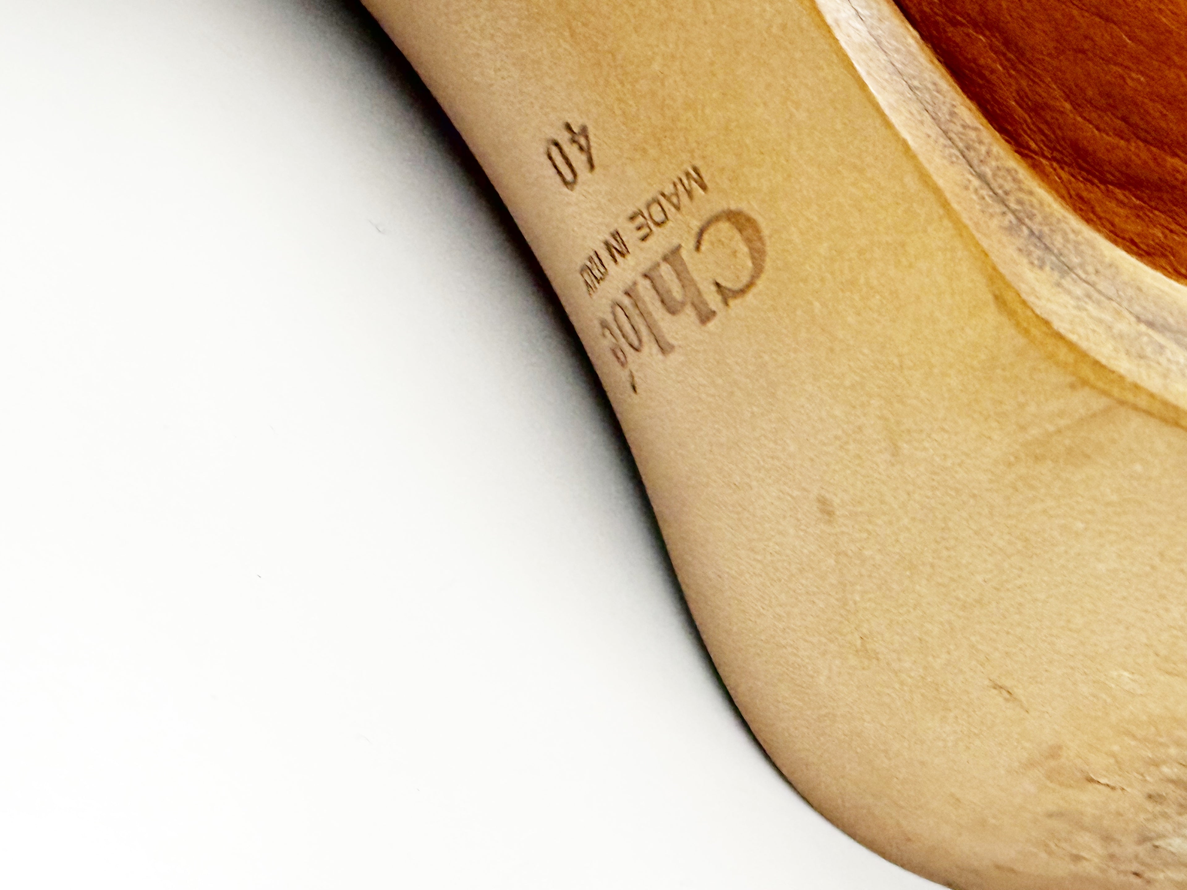 Chloé Tan Peep-Toe Heels