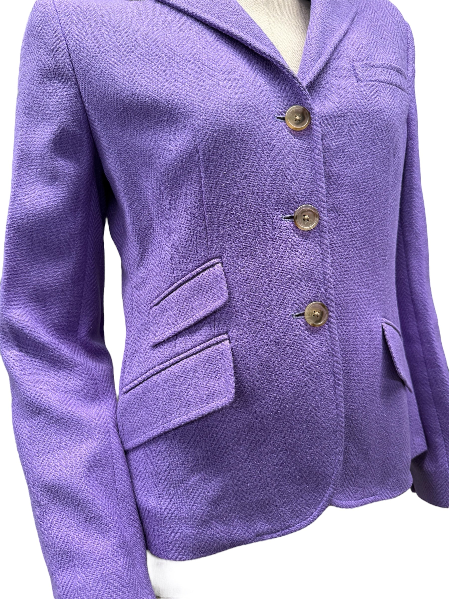 Ralph Lauren Silk-Lined Wool Blazer