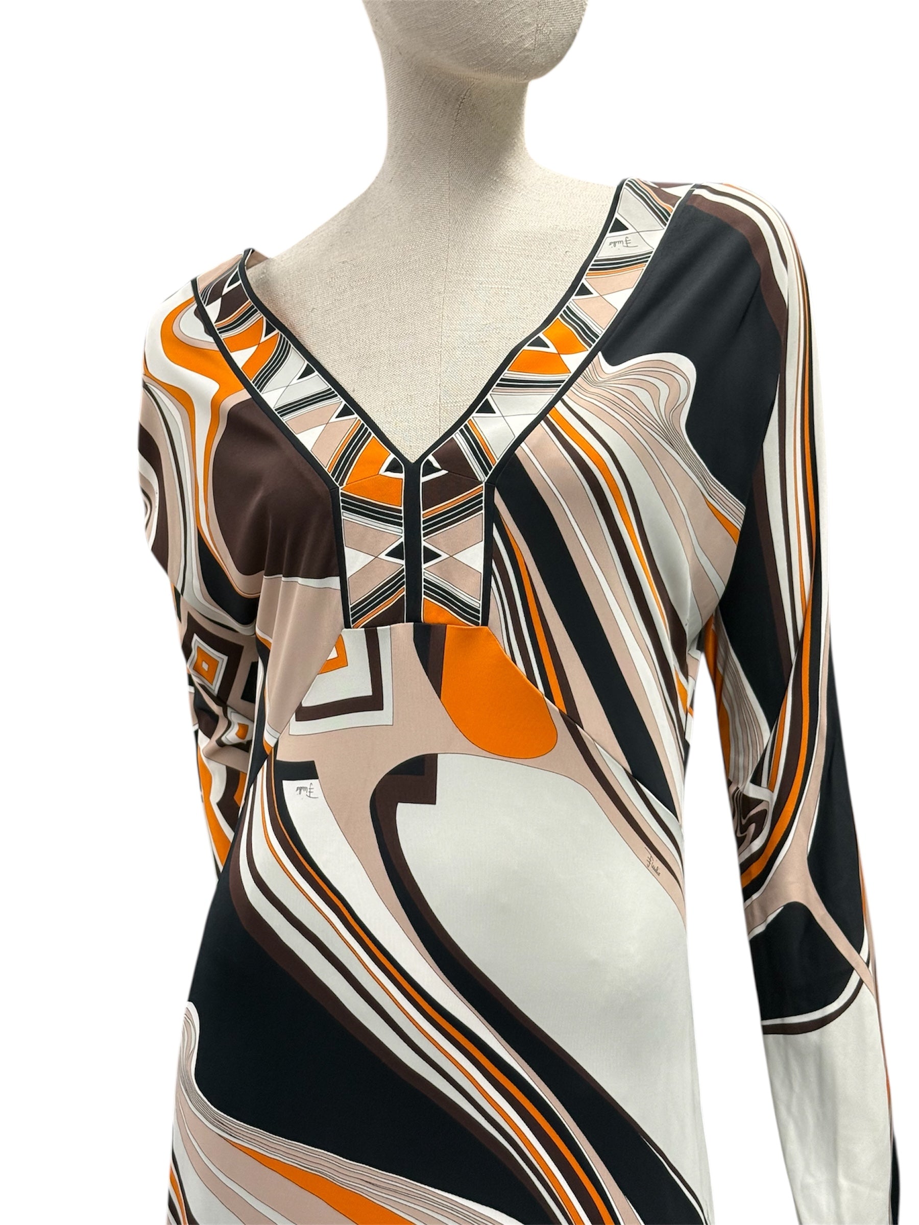 Emilio Pucci Geometric Print Dress