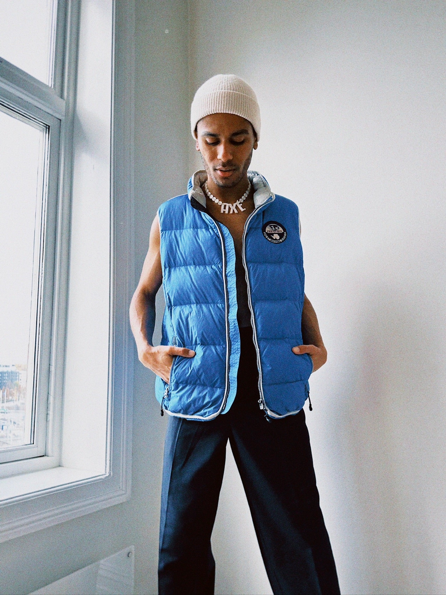 Napapijri Antarctic Research Program Blue Down Vest