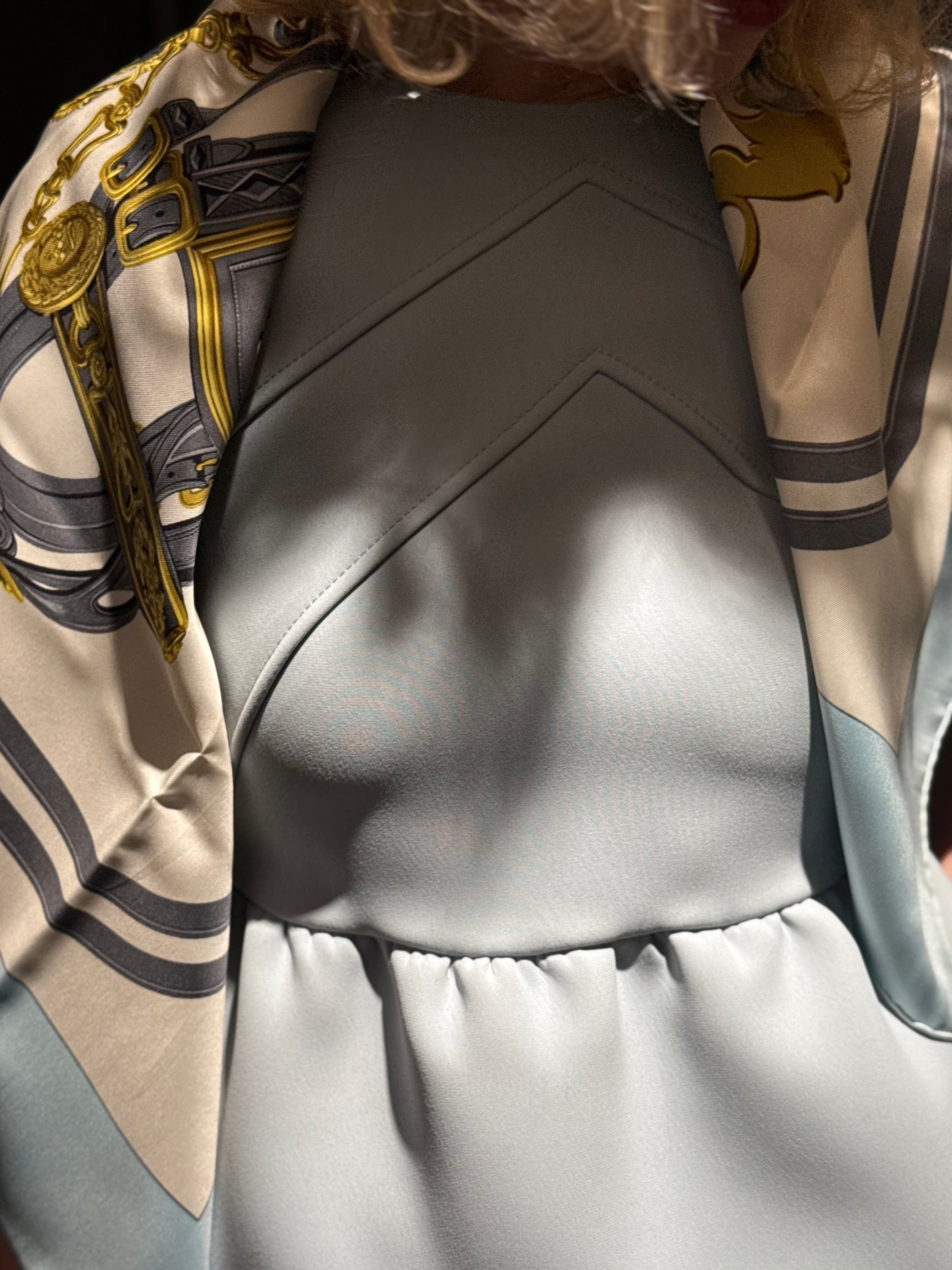 RED Valentino Ice Blue Mini Dress