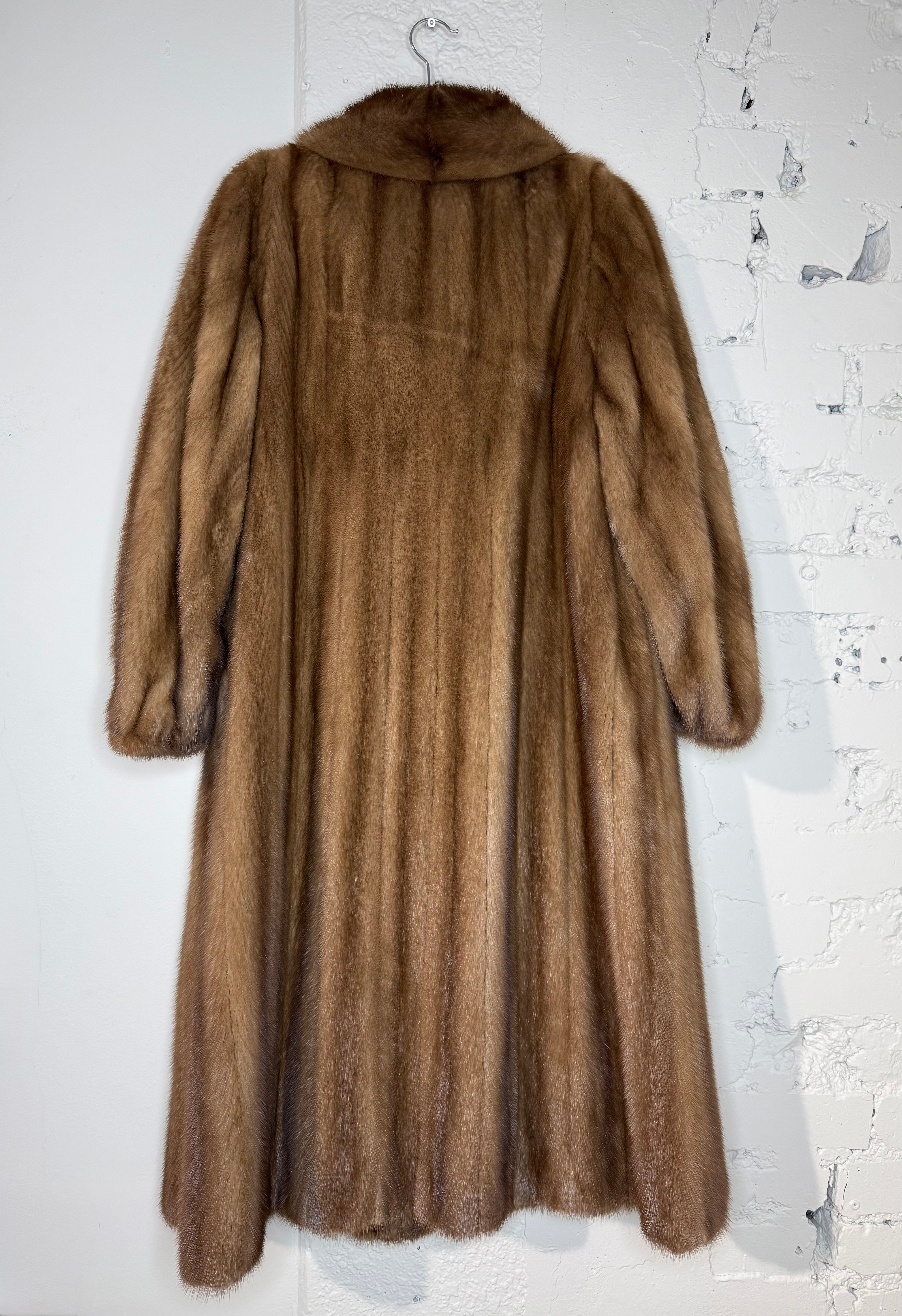Vintage Saga Mink Full-Length Coat by Henry Phillip Thoresen Oslo