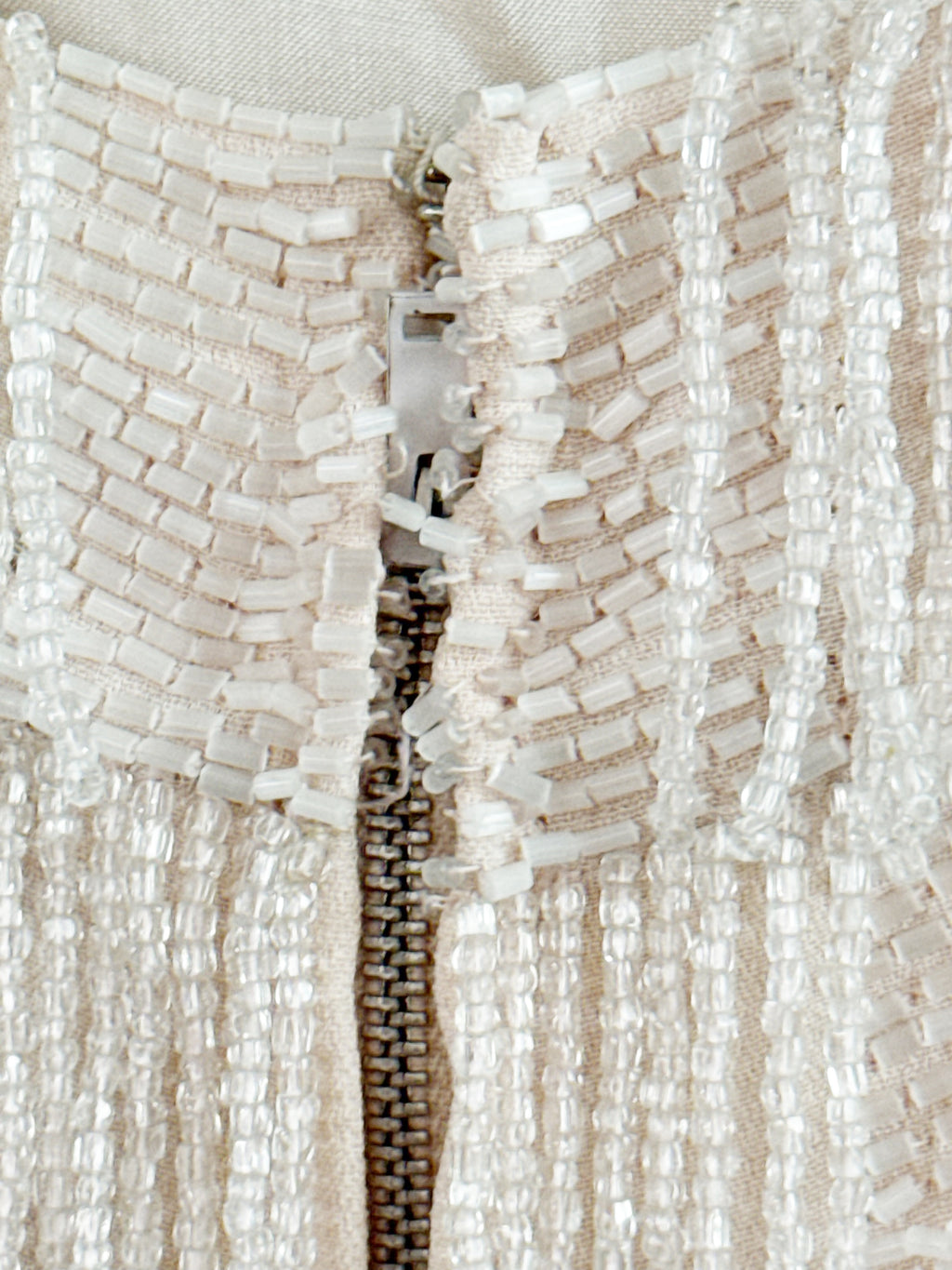 Vintage Pink Beaded Dress - EU 38