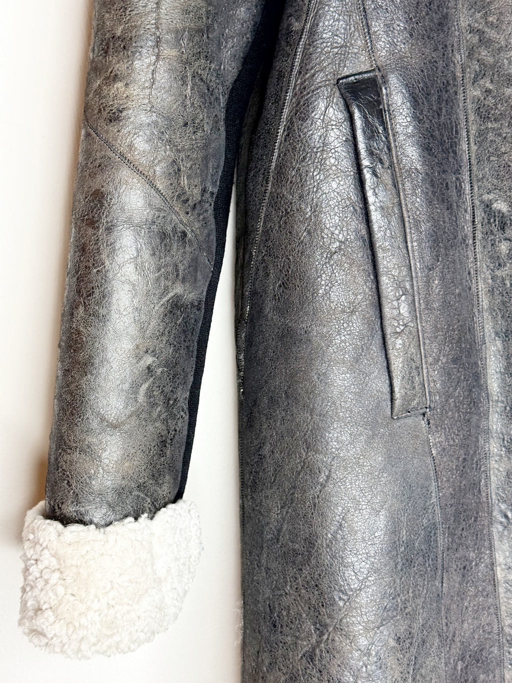 Helmut Lang Shearling Jacket - EU 36