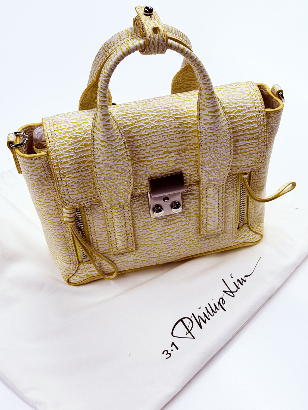 3.1 PHILLIP LIM PASHLI MINI TEXTURED LEATHER BAG